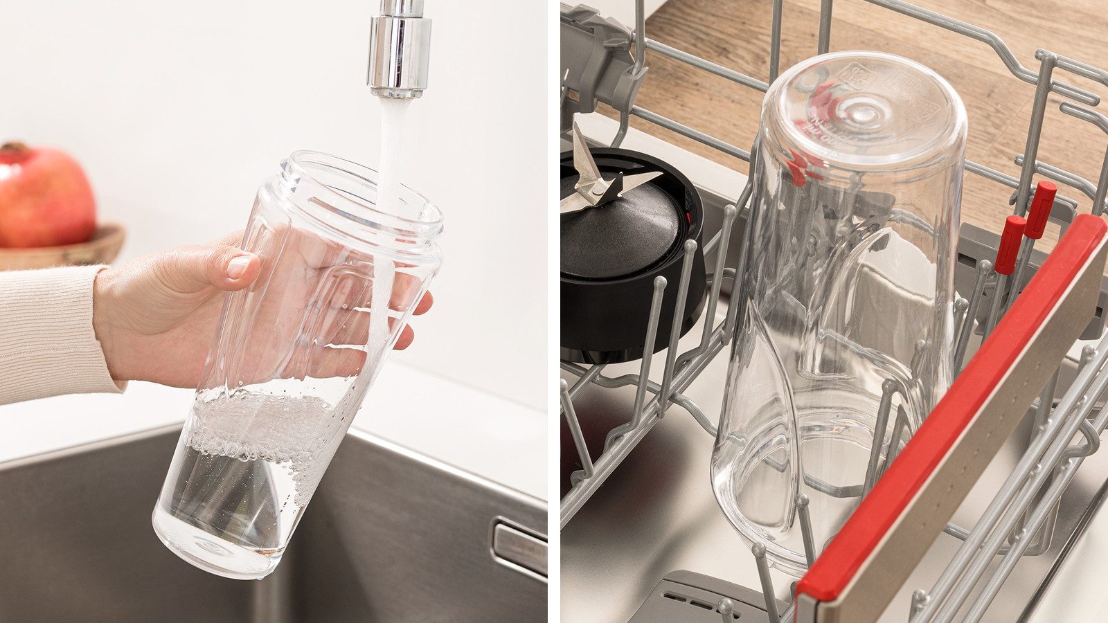 BOSCH Trinkflasche MMZBT01B, passend für OptiMUM Küchenmaschine und VitaPower Series 4 Standmixer
