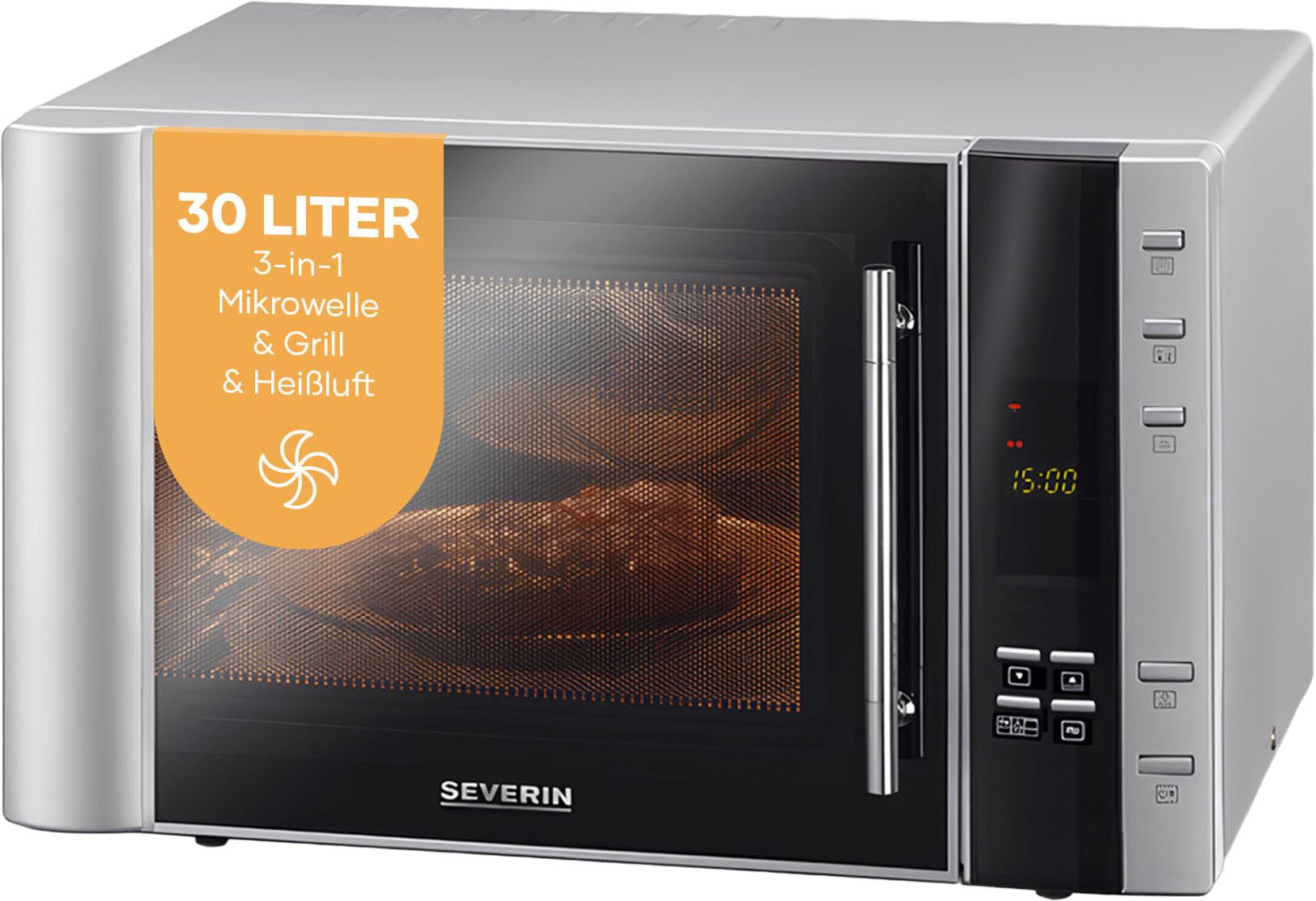 Mikrowelle MW 7775 mit Grill- und Heißluftfunktion 3-in-1