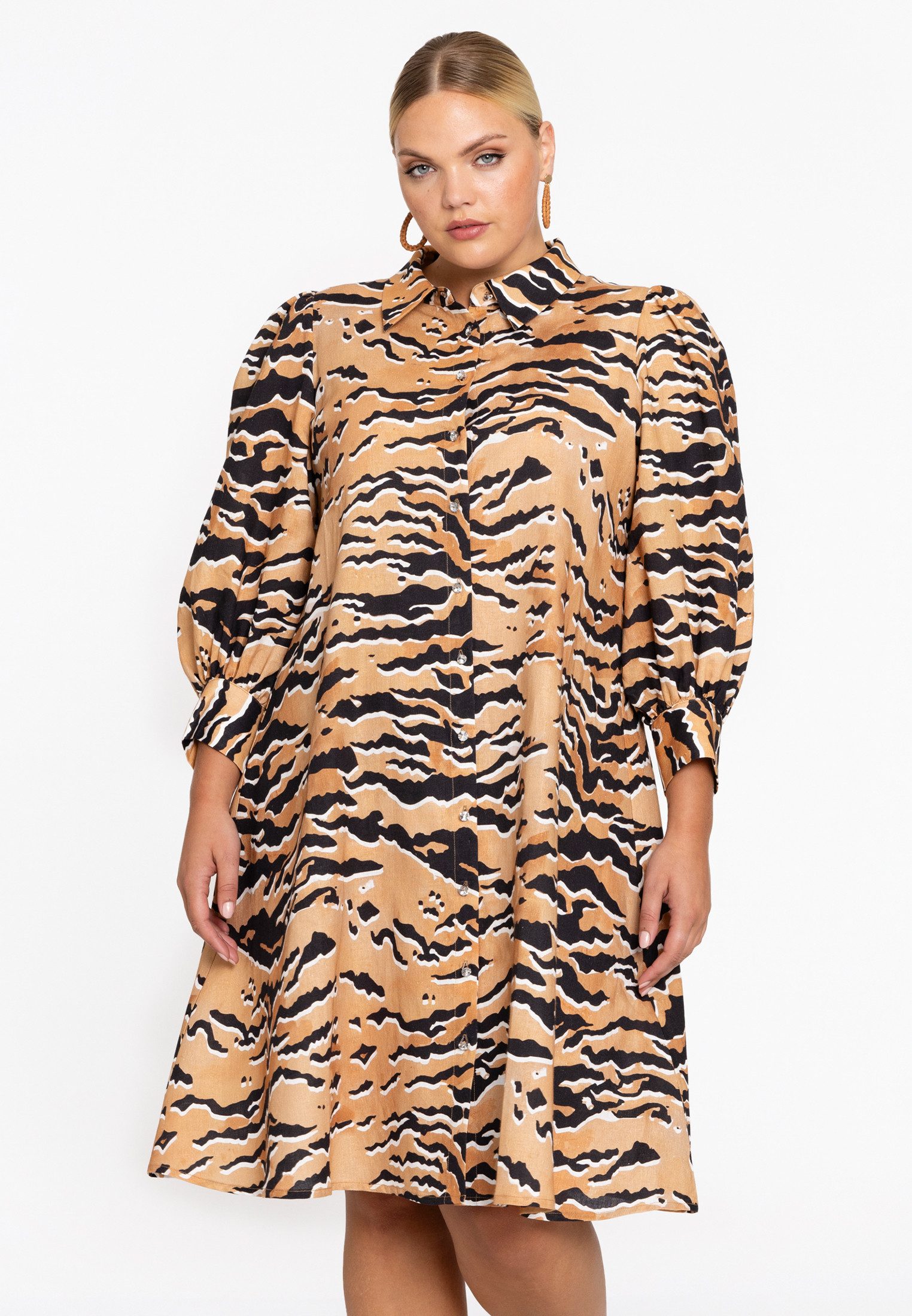 YOEK A-Linien-Kleid Damen Kleid Große Größen günstig online kaufen