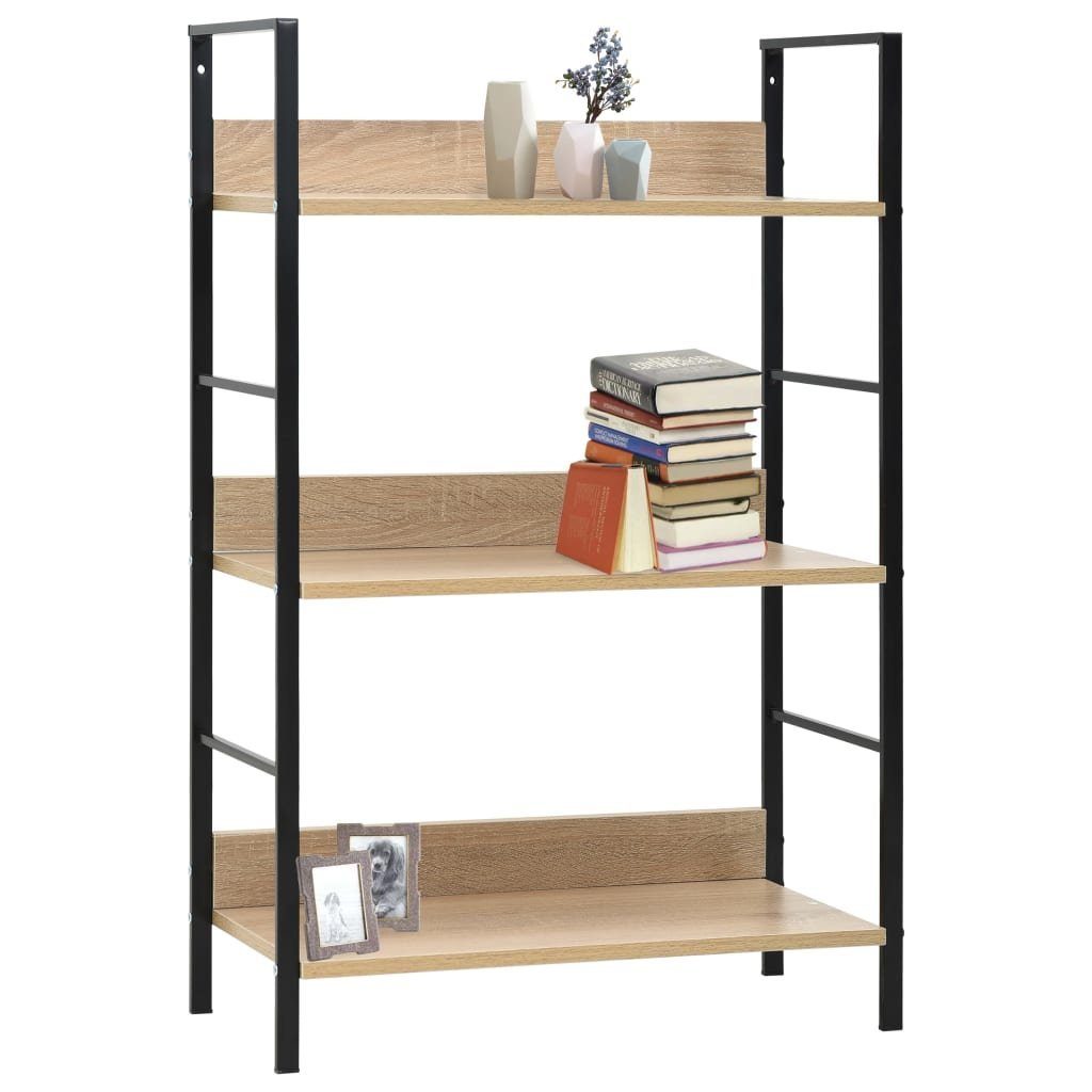 Eiche Bücherregal Holzwerkstoff cm 60×27,6×90,5 furnicato Regalböden 3