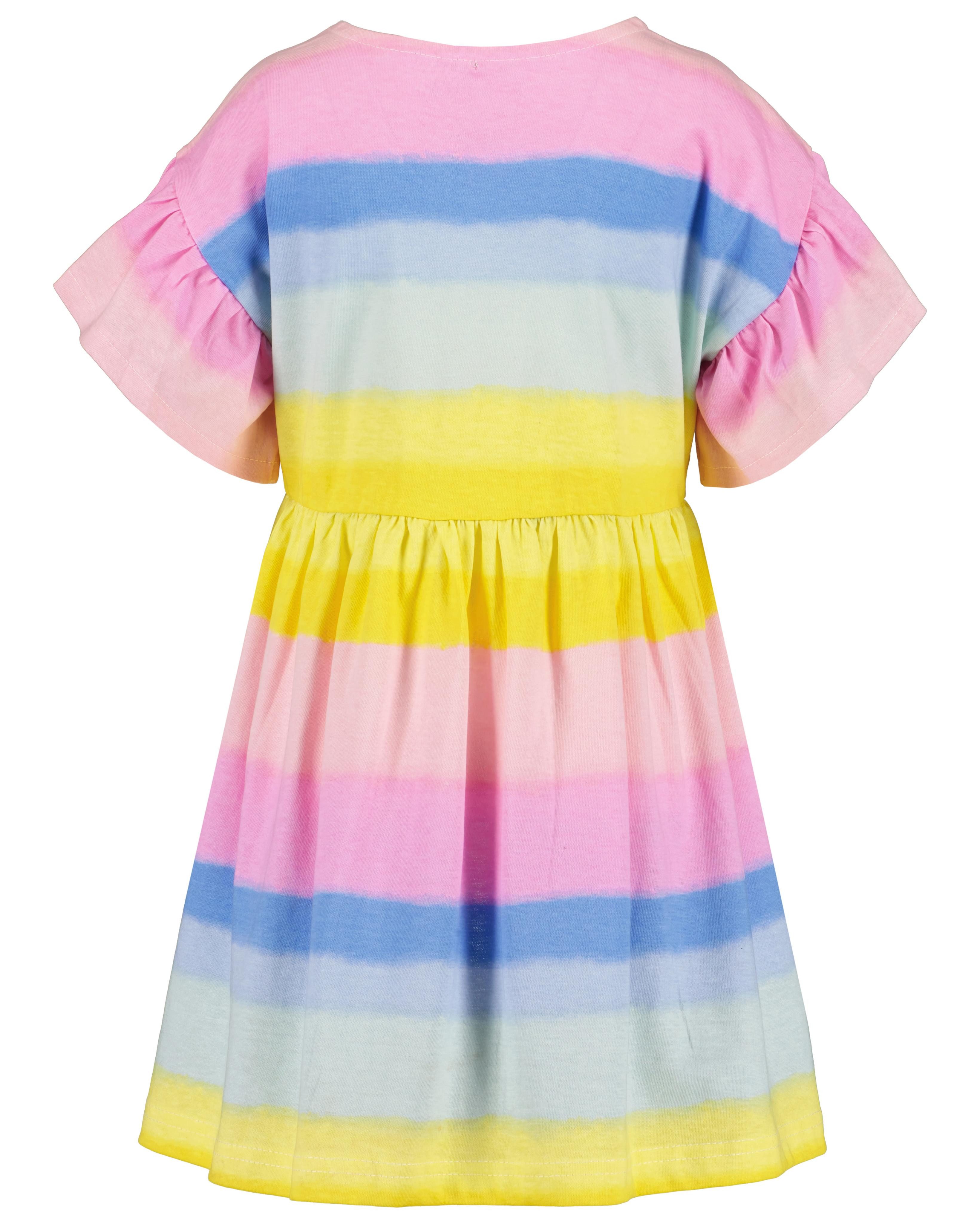 Blue Seven Sweatkleid (1-tlg) mit süßem Volants an den leicht überschnittenen Schultern