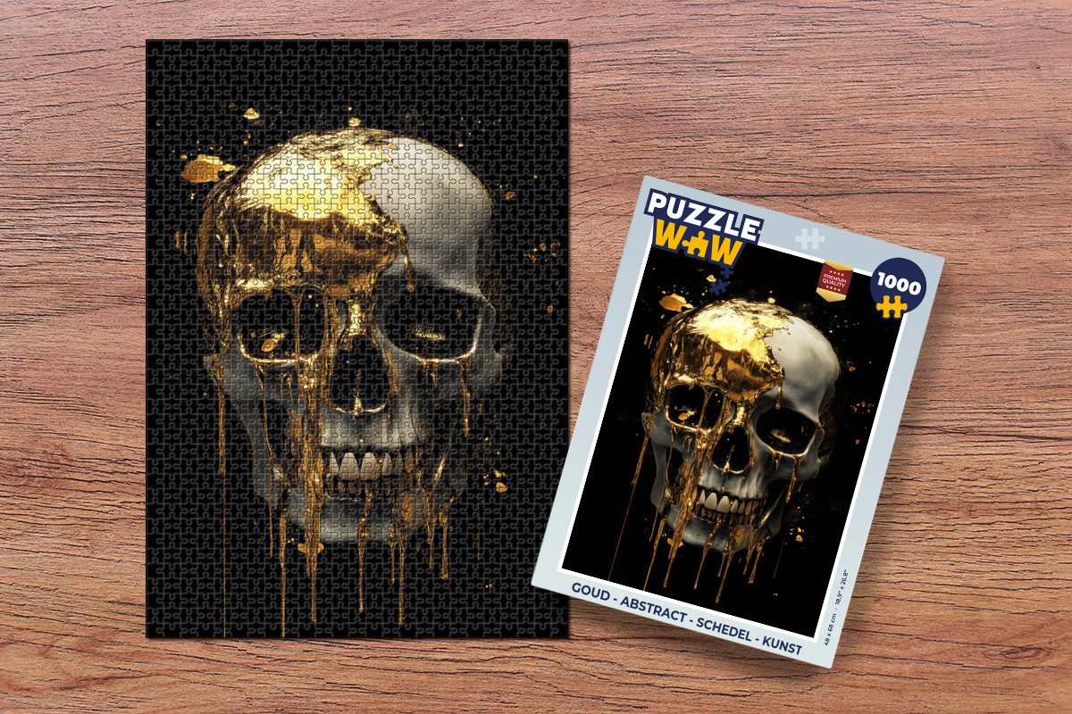 MuchoWow Puzzle Gold - Abstrakt - günstig online kaufen