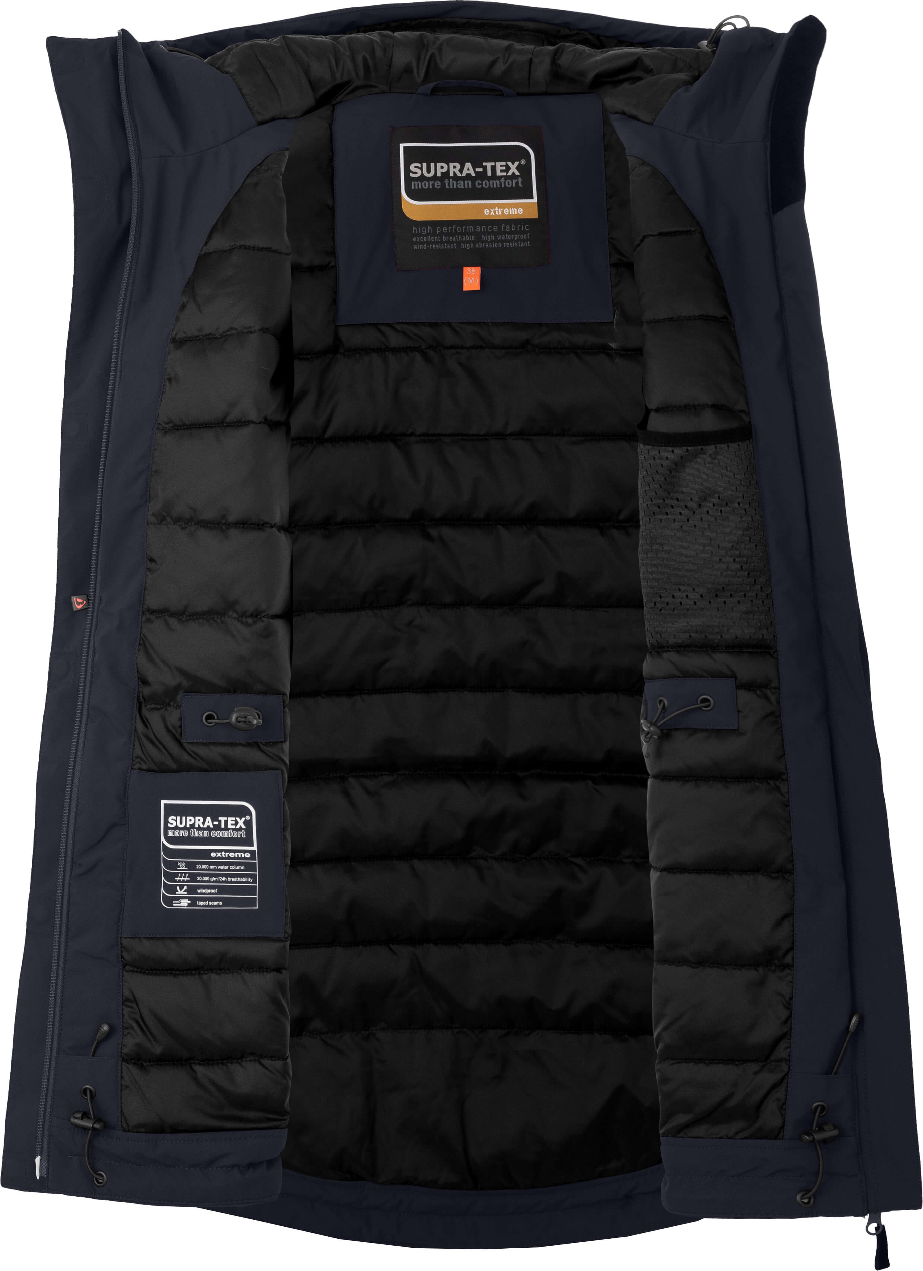Bergson Winterjacke JOKINE Damen Winterparka, warm wattiert, 20000 mm Wassersäule, Normalgrößen – Bild 4 von 5