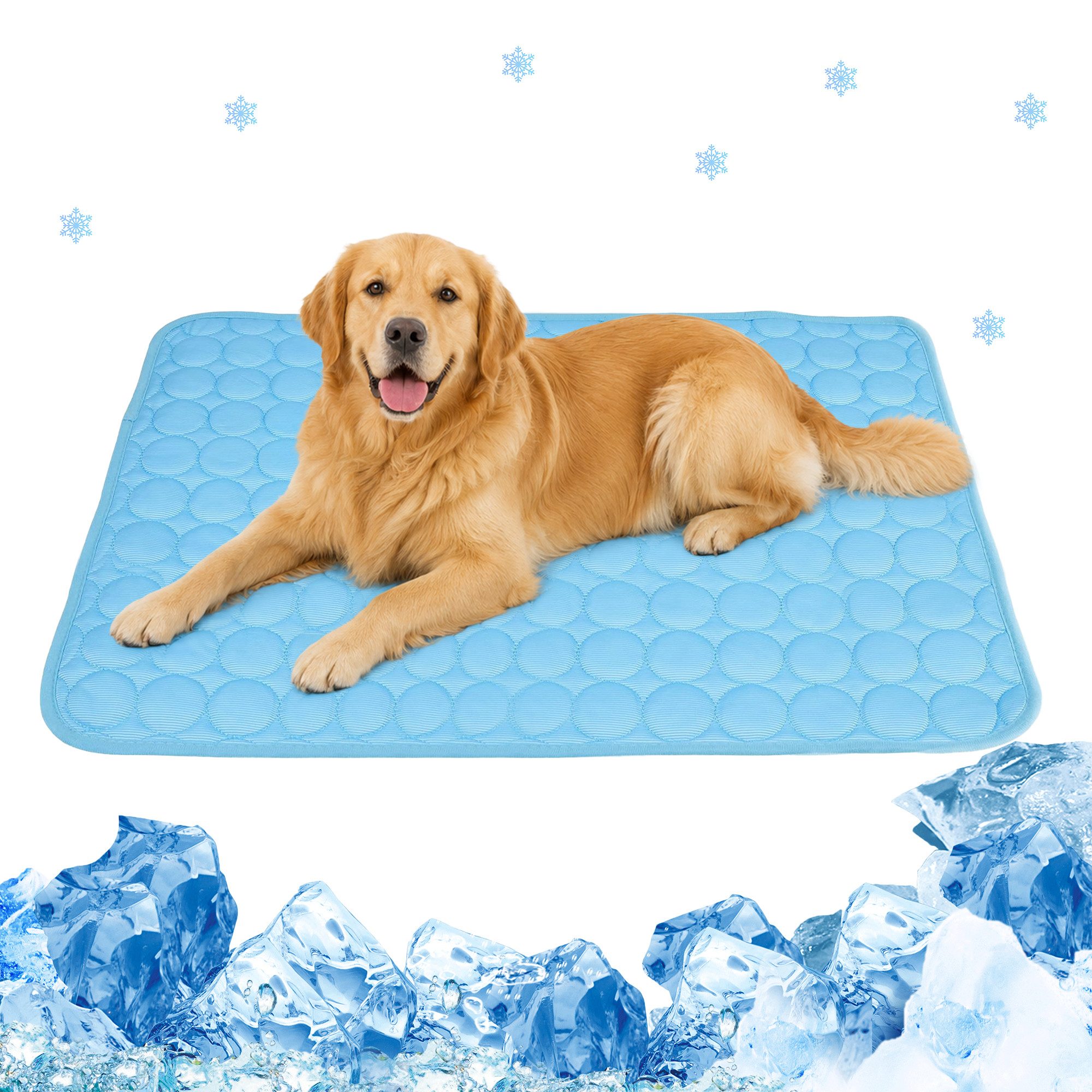 DAITORE Hundematte Kühlmatte für Hunde, Selbstkühlend Kühlmatte Kühldecke Hund, Sommer Kühlkissen für Hunde Katzen Waschbar