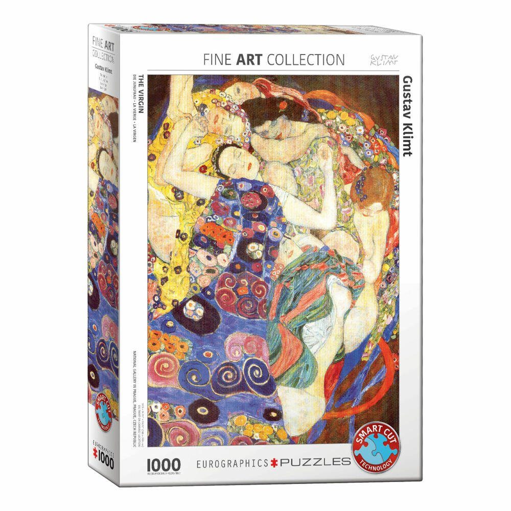 EUROGRAPHICS Puzzle Die Jungfrau von Gustav Klimt, 1000 Puzzleteile