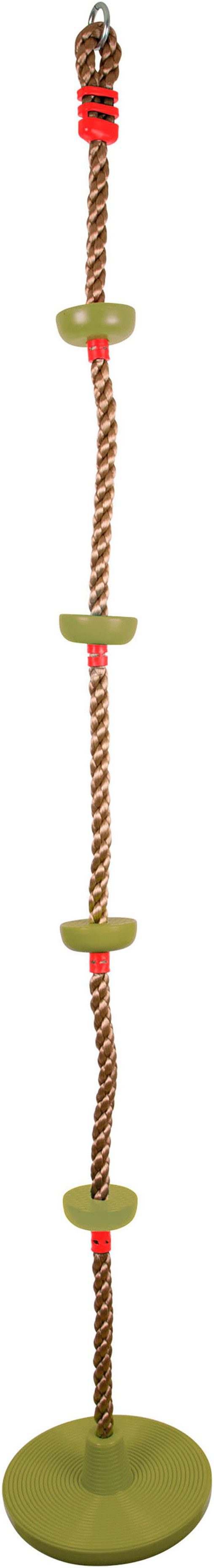 Small Foot Schaukelsitz Tellerschaukel mit Kletterseil günstig online kaufen