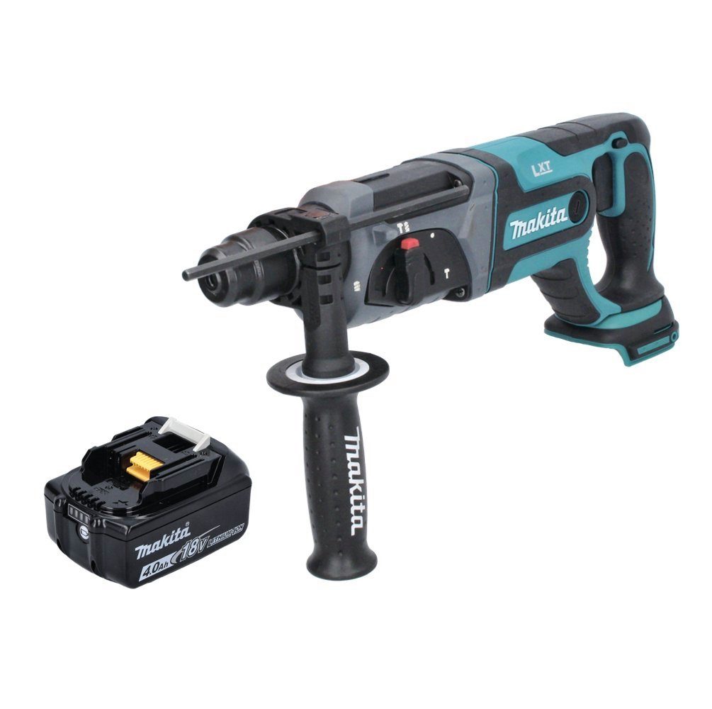 Thumbnail - Makita Schlagbohrmaschine DHR 241 M1 Akku Bohrhammer 18 V 2,0 J SDS plus + 1x Akku 4,0 Ah - ohn