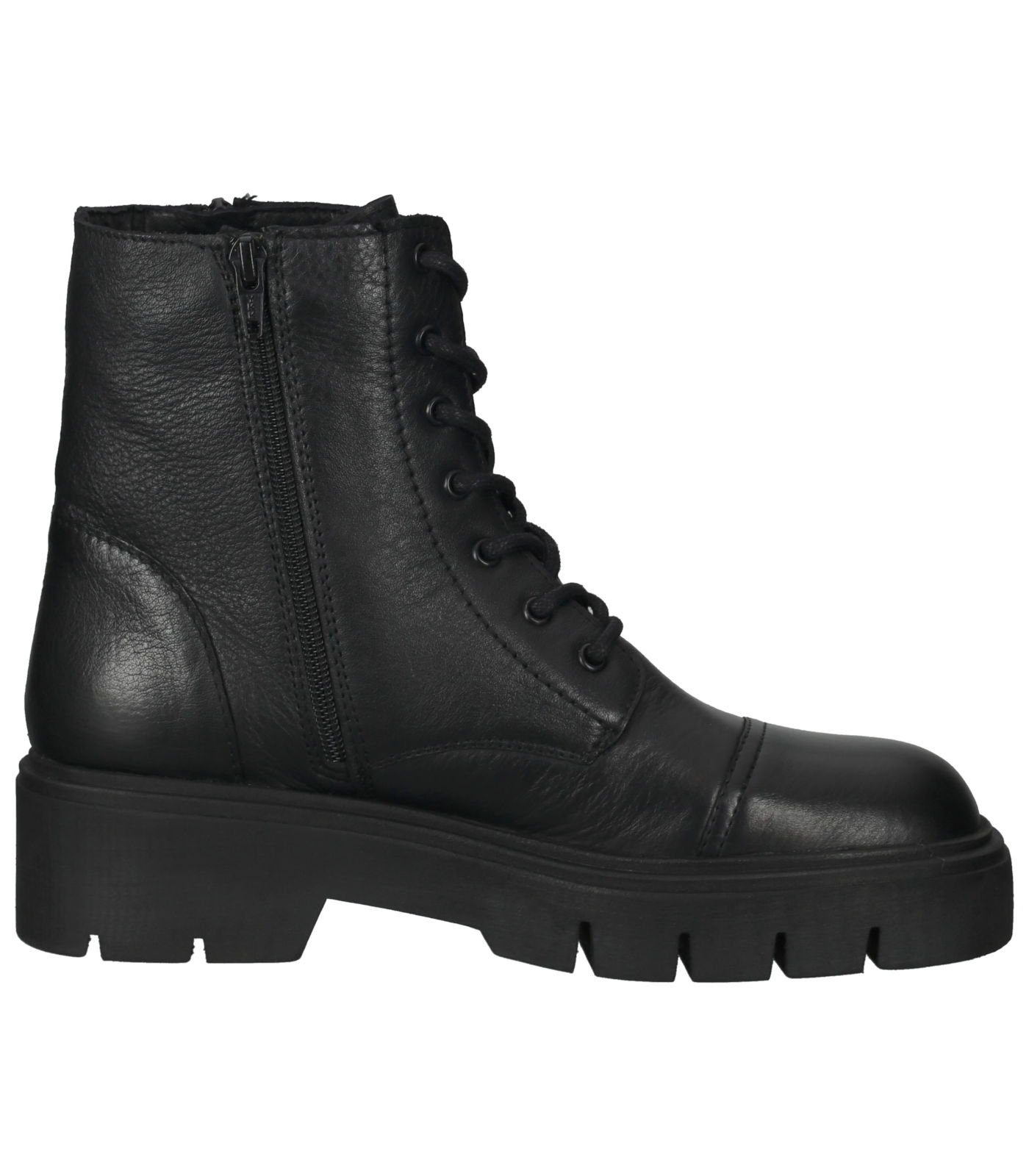 Stiefelette schwarz Schnürstiefelette Leder Ara 046998