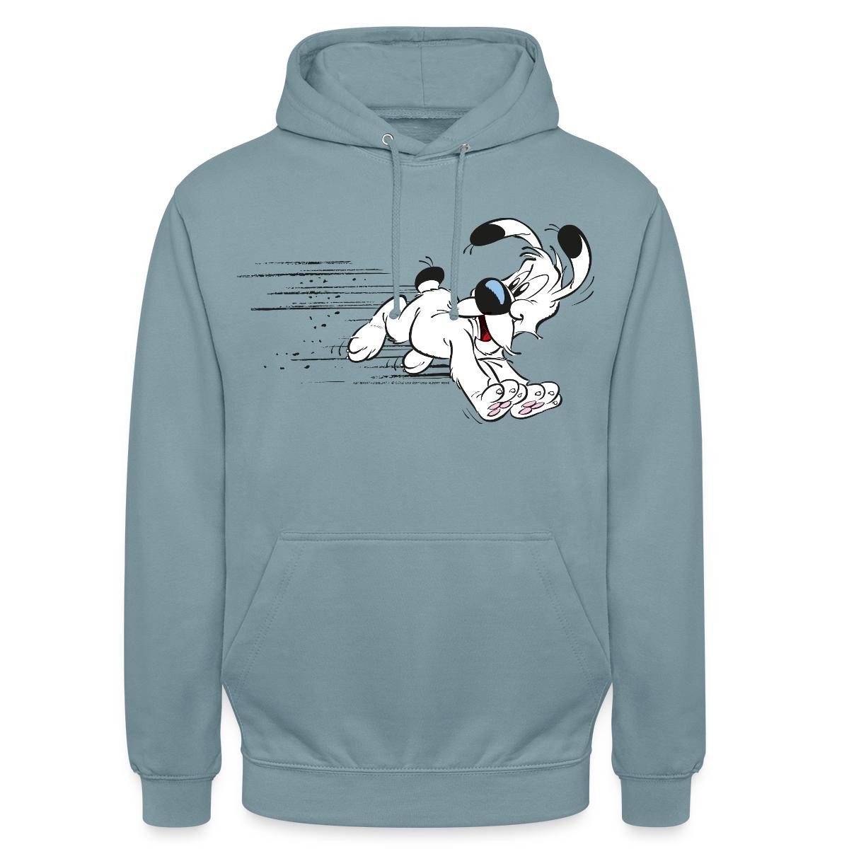 Spreadshirt Hoodie Asterix & Obelix Idefix Hat Es Eilig Unisex Hoodie (1-tlg) Unisex-Schnitt: Sitzt bei Männern körpernah, bei Frauen weit