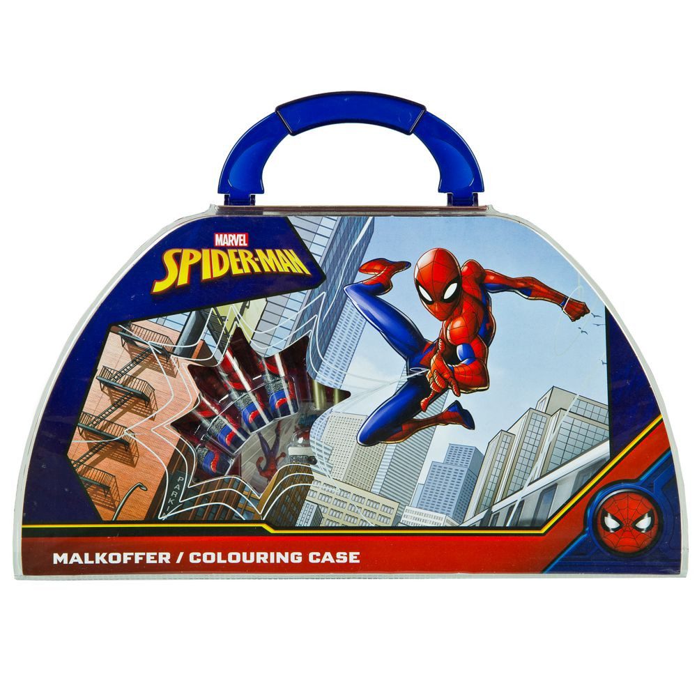 MARVEL Kreativset Malkoffer 51teilig Marvel Spider-Man Kreativ-Set Malen & Gestalten