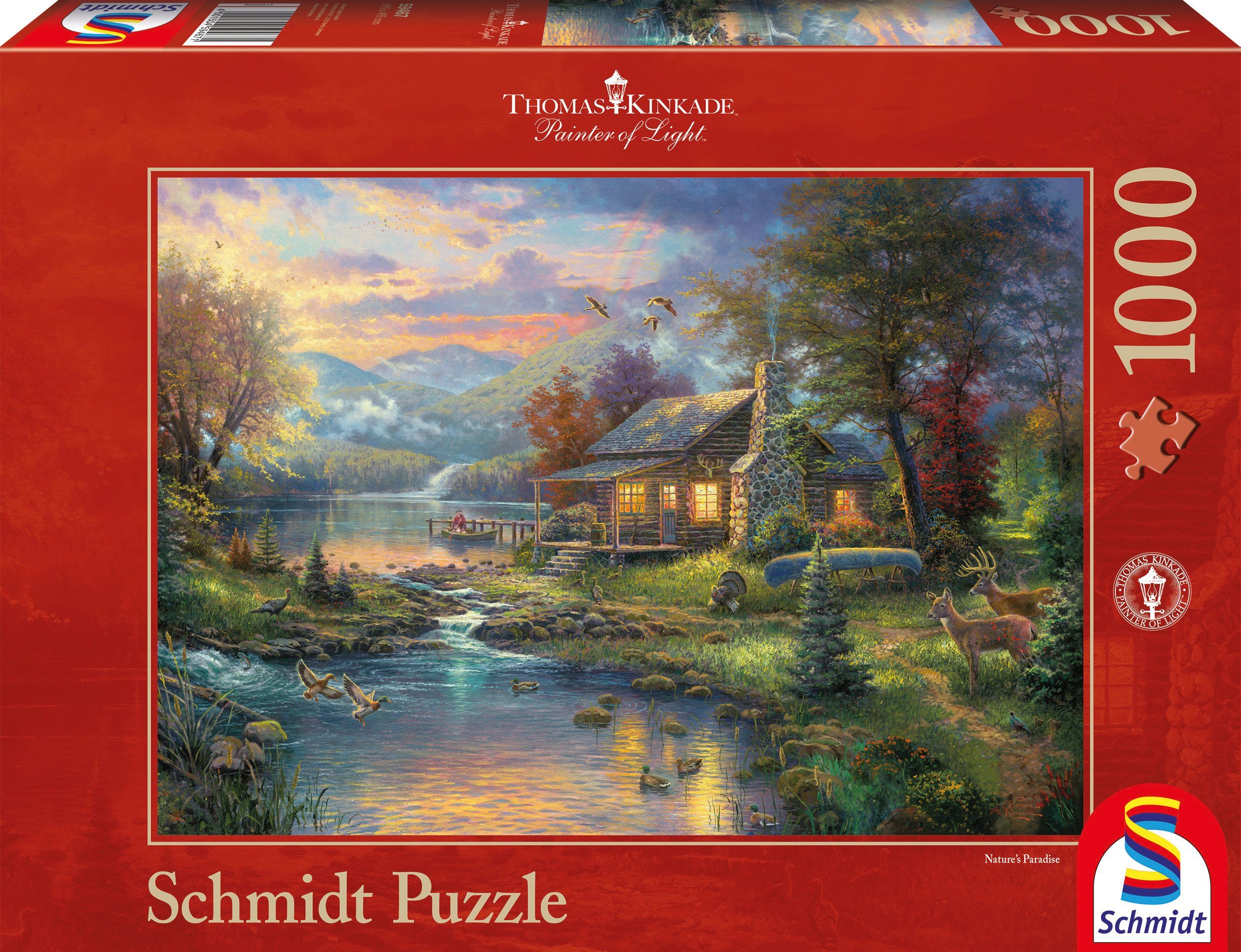 Schmidt Spiele Puzzle Im Naturparadies, 1000 Puzzleteile, Made in Germany