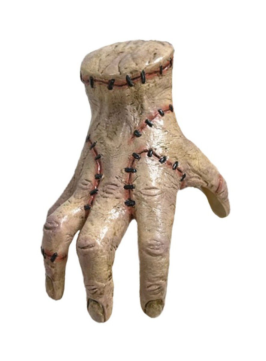 CHAKS Kostüm Wednesday Eiskaltes Händchen - Halloween Deko, Wednesdays ständiger Begleiter - kann auch an der Schulter befestigt