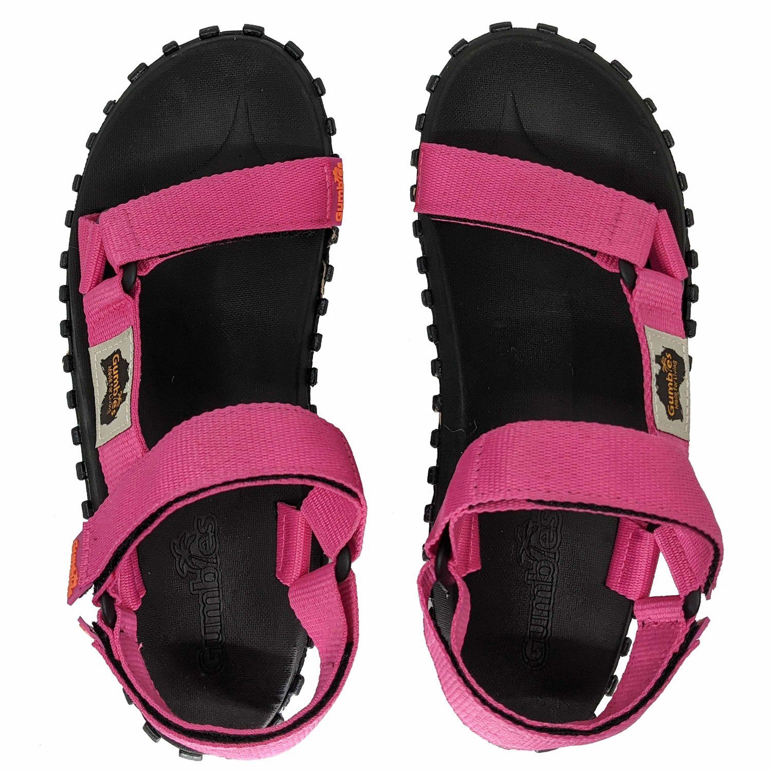 in Materialien Sandalette aus Gumbies Pink Scrambler recycelten »in farbenfrohen Designs«