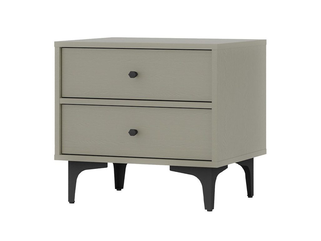 Beautysofa Nachttisch TOKYO, mit seesternförmigen Beinen