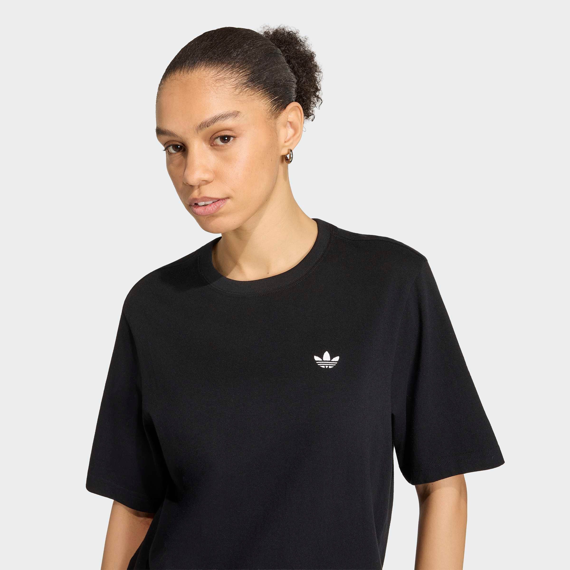 adidas Originals T-Shirt ESSENTIALS, LOCKER GESCHNITTEN für Erwachsene, mit sportlichem Stil, Kurzarmdesign, ohne Verschluss – Bild 4 von 5