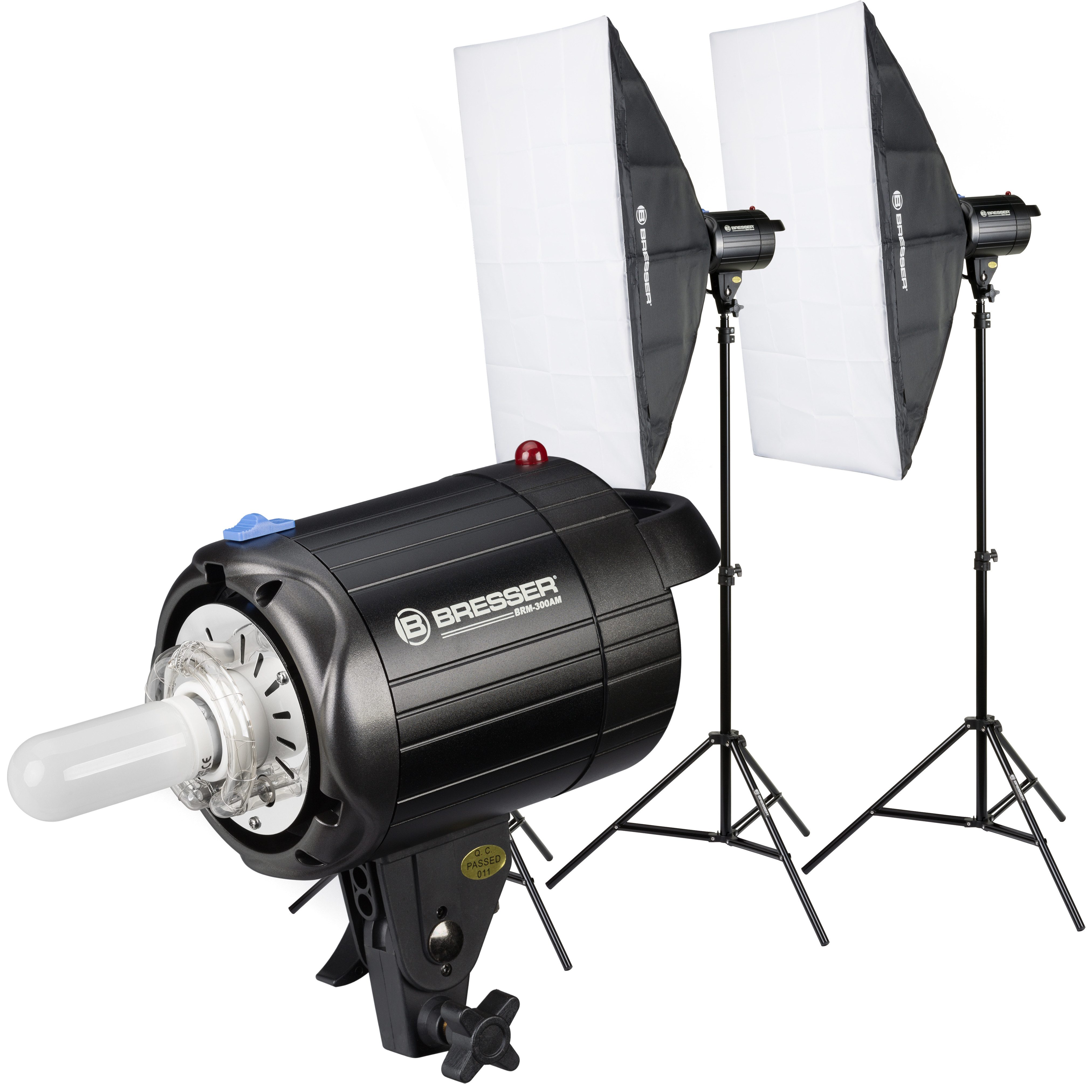 BRESSER BRM-300AM Studioblitz-Set 2x300W Studio-Blitzgerät