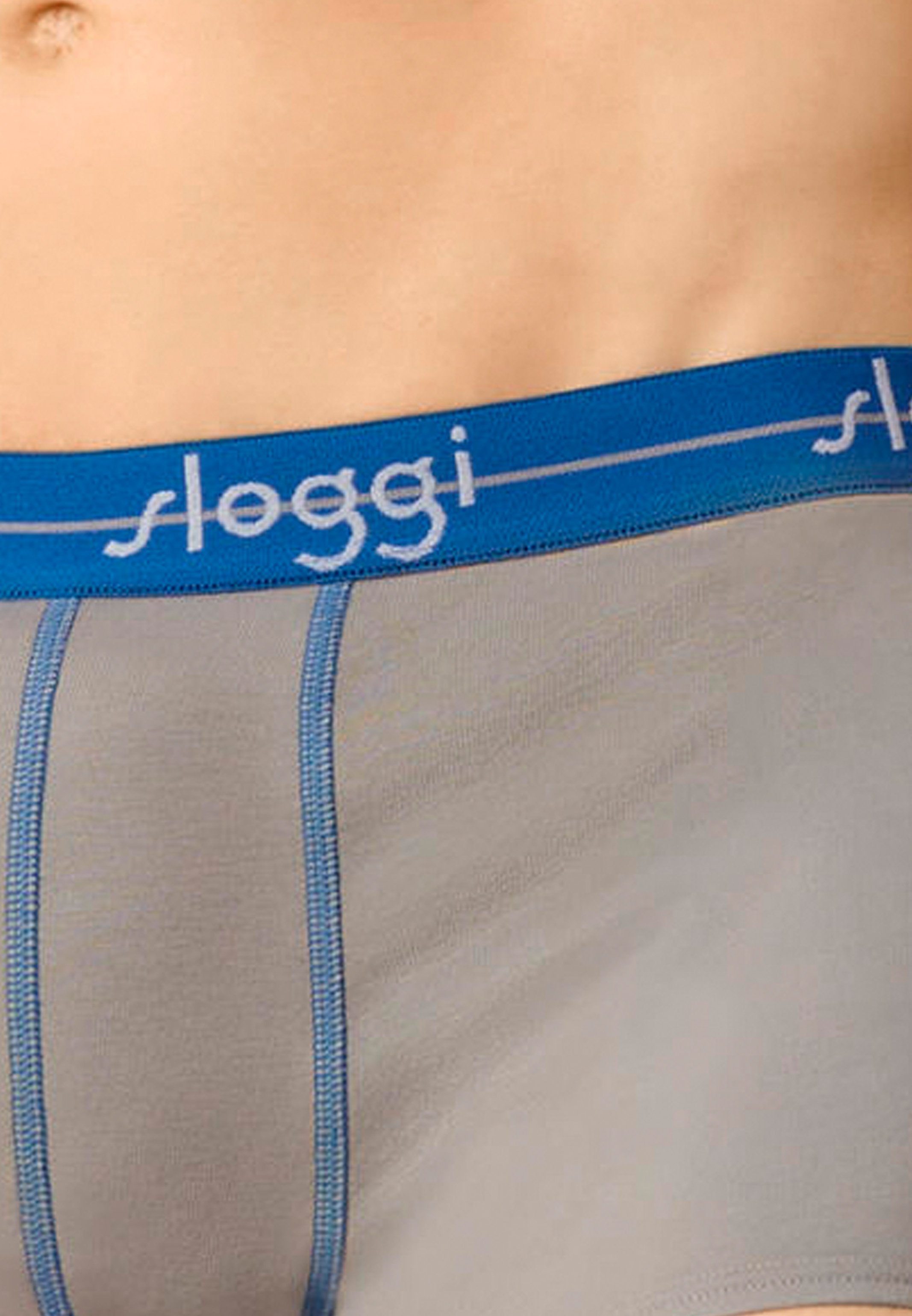 Sloggi Retro Boxer 6er Pack (Spar-Set, Hipster Baumwolle Taillenband Ohne weiches - Start Extra Pant Mehrfarbig Eingriff / 6-St) - 