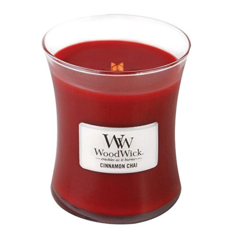 Woodwick Duftkerze Cinnamon Chai Duftkerze 275 g