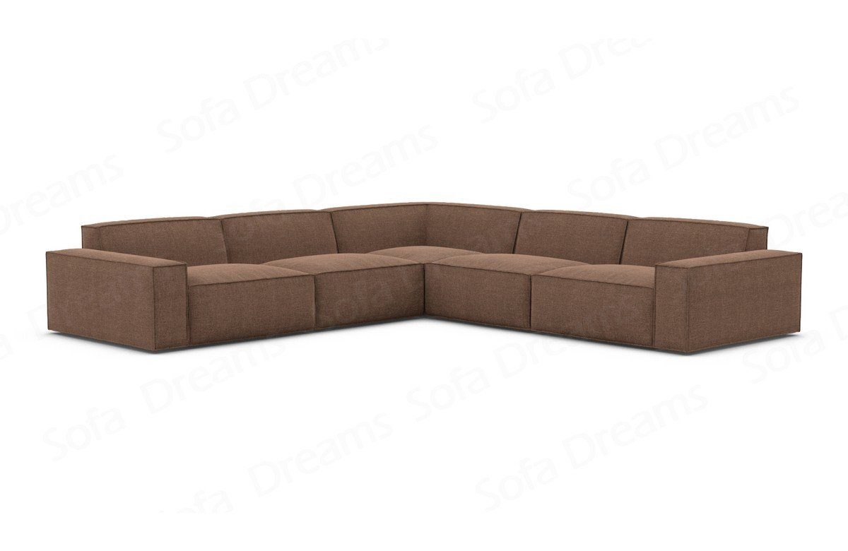 Sofa Dreams Ecksofa Stoffsofa Polsterecksofa Formenta L Form Struktursofa S günstig online kaufen