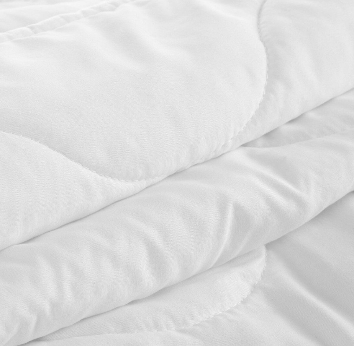 Design91 Kunstfaserbettdecke BASIC1, Sommedecke, Gesteppt, weiß günstig online kaufen