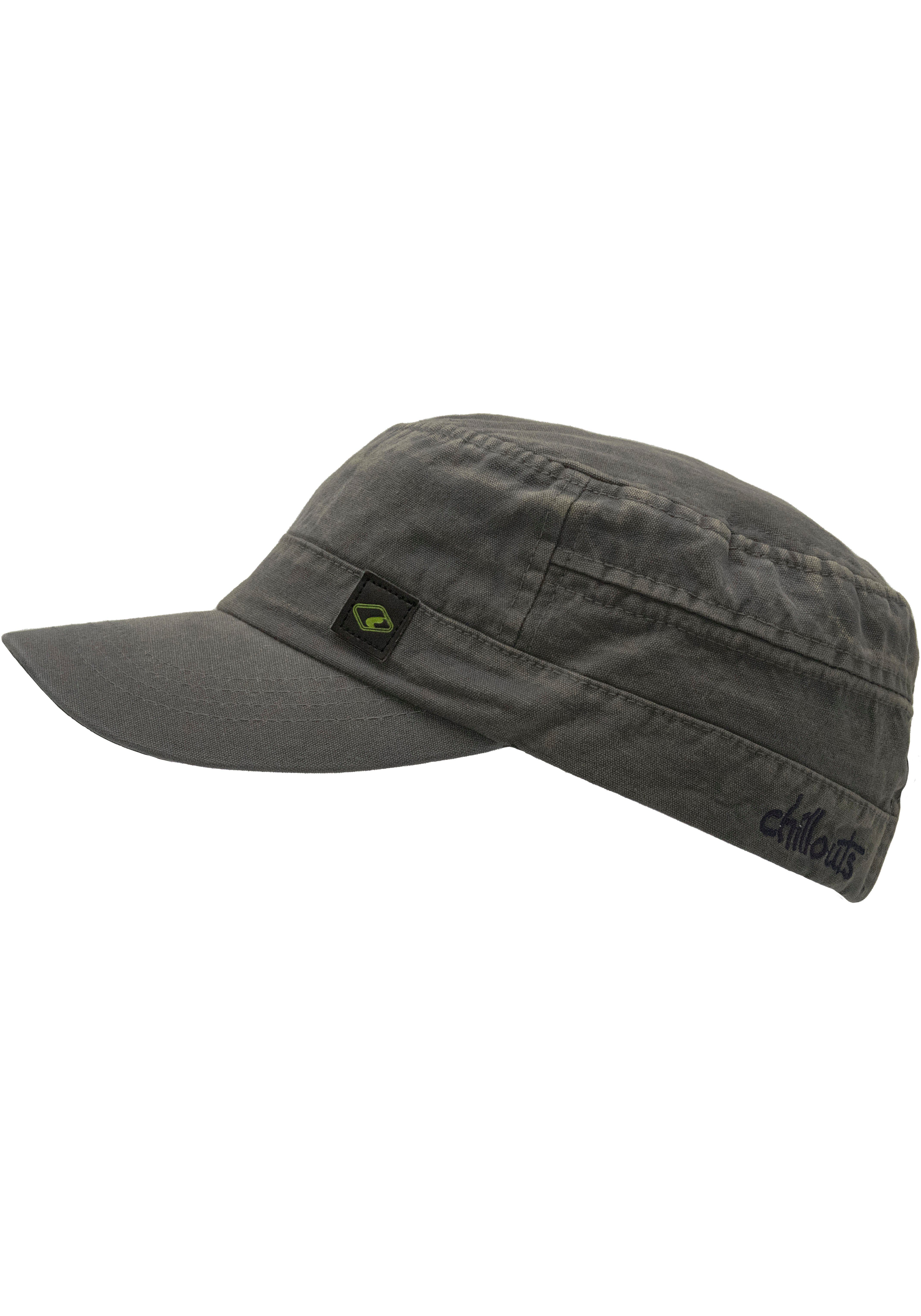 Army atmungsaktiv, Hat Paso One grey El Size chillouts Cap Baumwolle, aus reiner washed