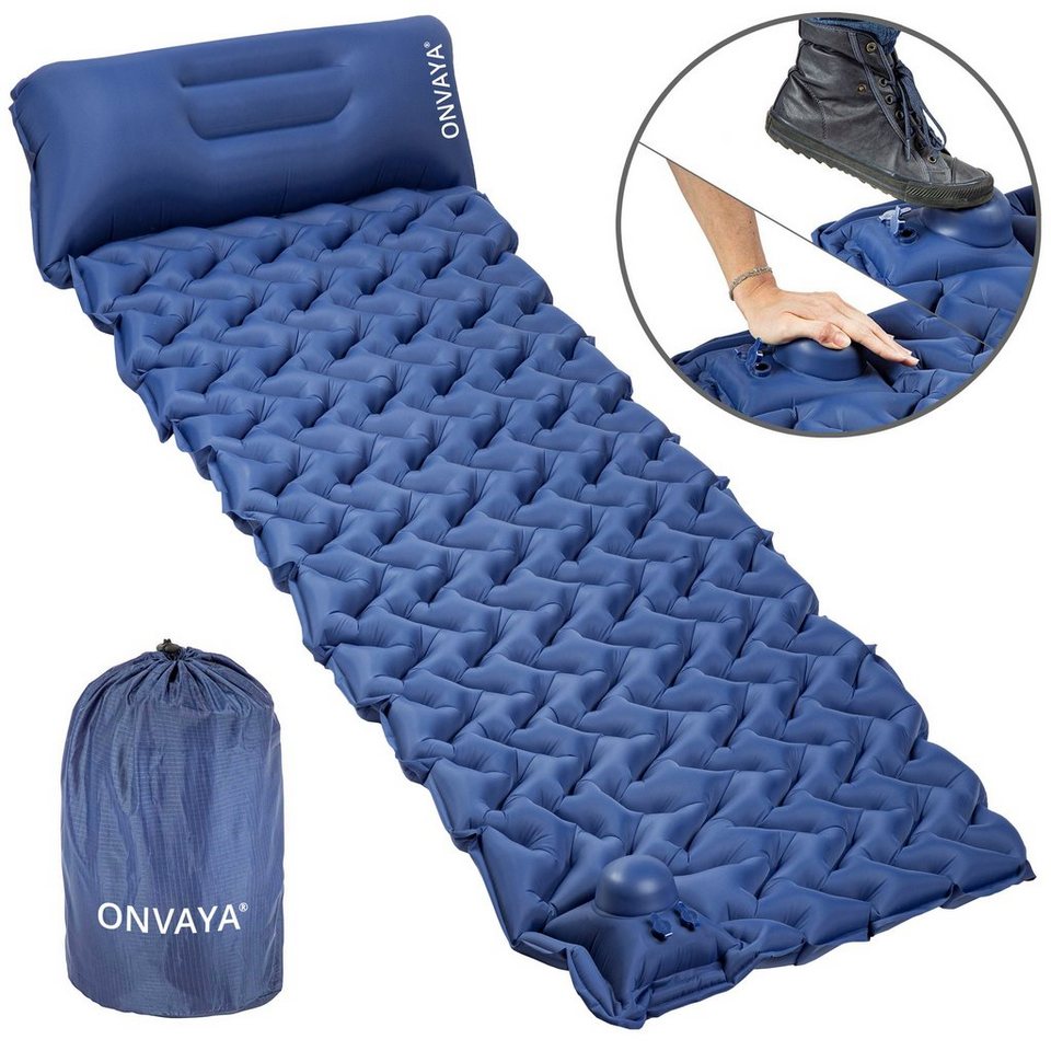 ONVAYA Strandmatte und Isomatte Liege Luftmatratze Isomatte - 2 Stück Campingmatte |Schlafmatte
