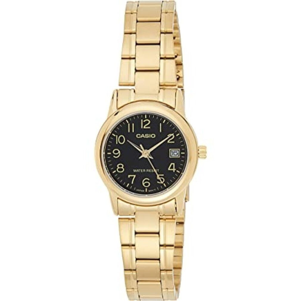 CASIO Luxusuhr LTP-V002G-1B Damen Armbanduhr