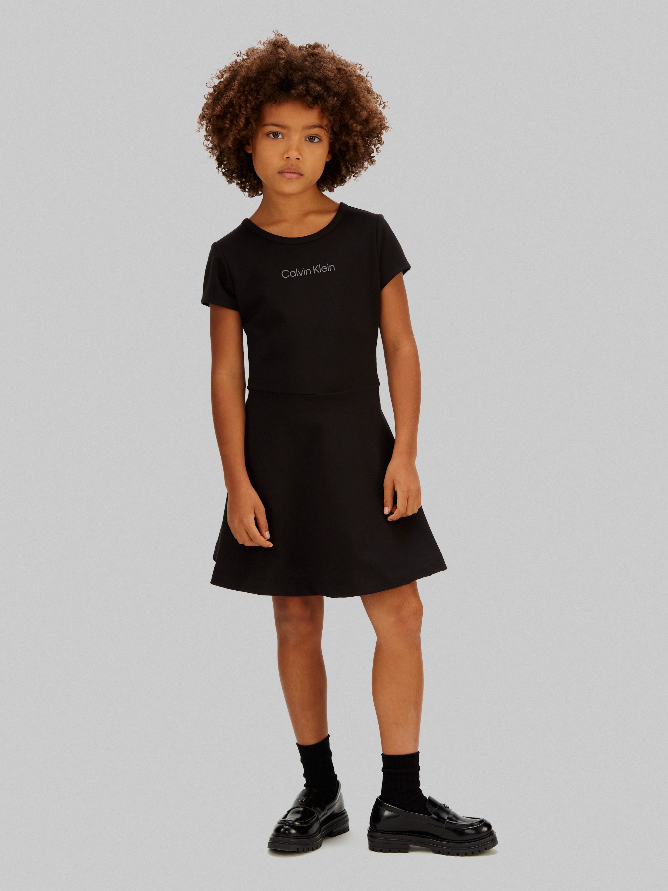 Calvin Klein Jeans Jerseykleid PUNTO DRESS Regular fit für Kinder mit Markenlogo