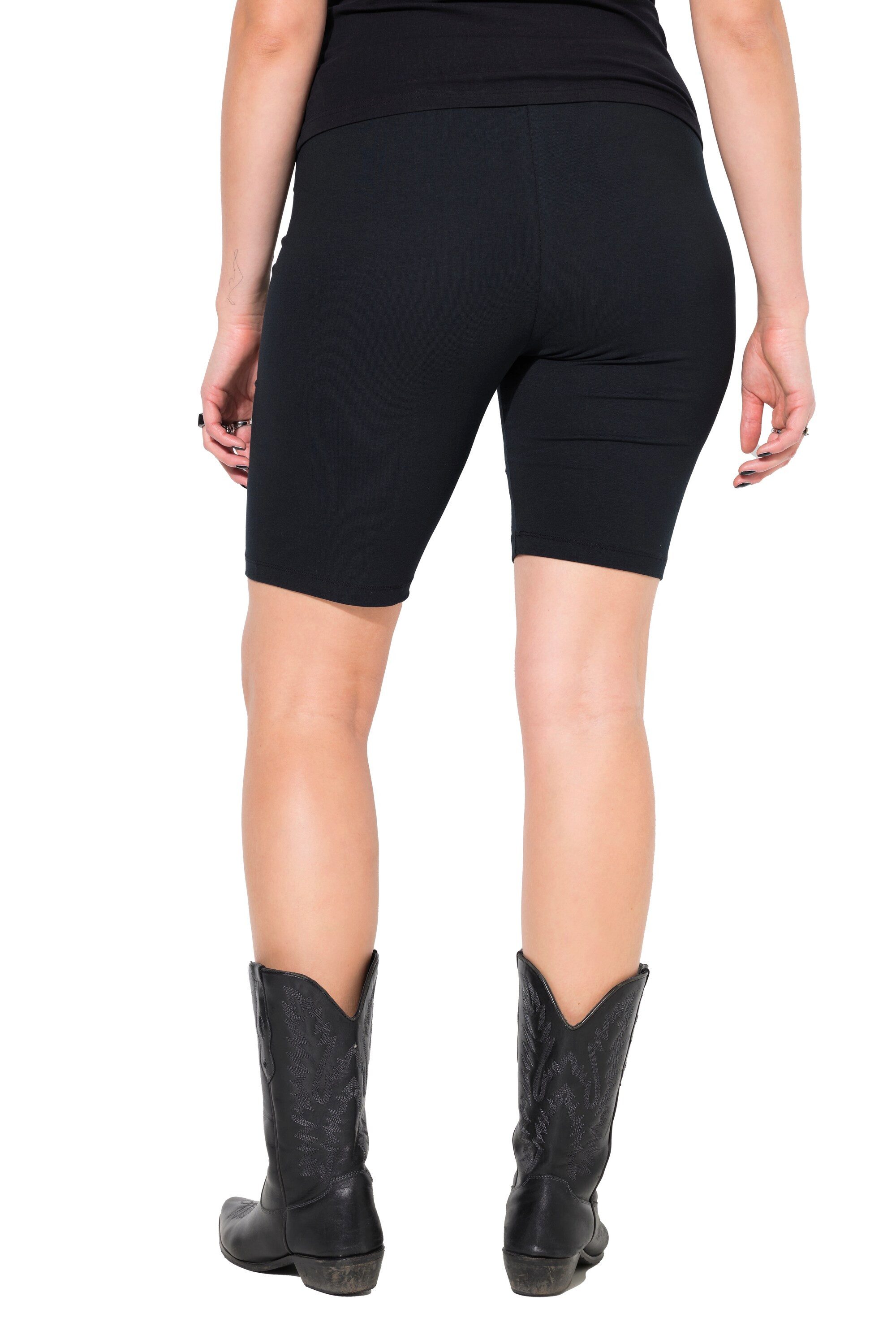 Studio Untold Leggings Radler Doppelpack schmales Bein elastischer Bund (2-tlg)