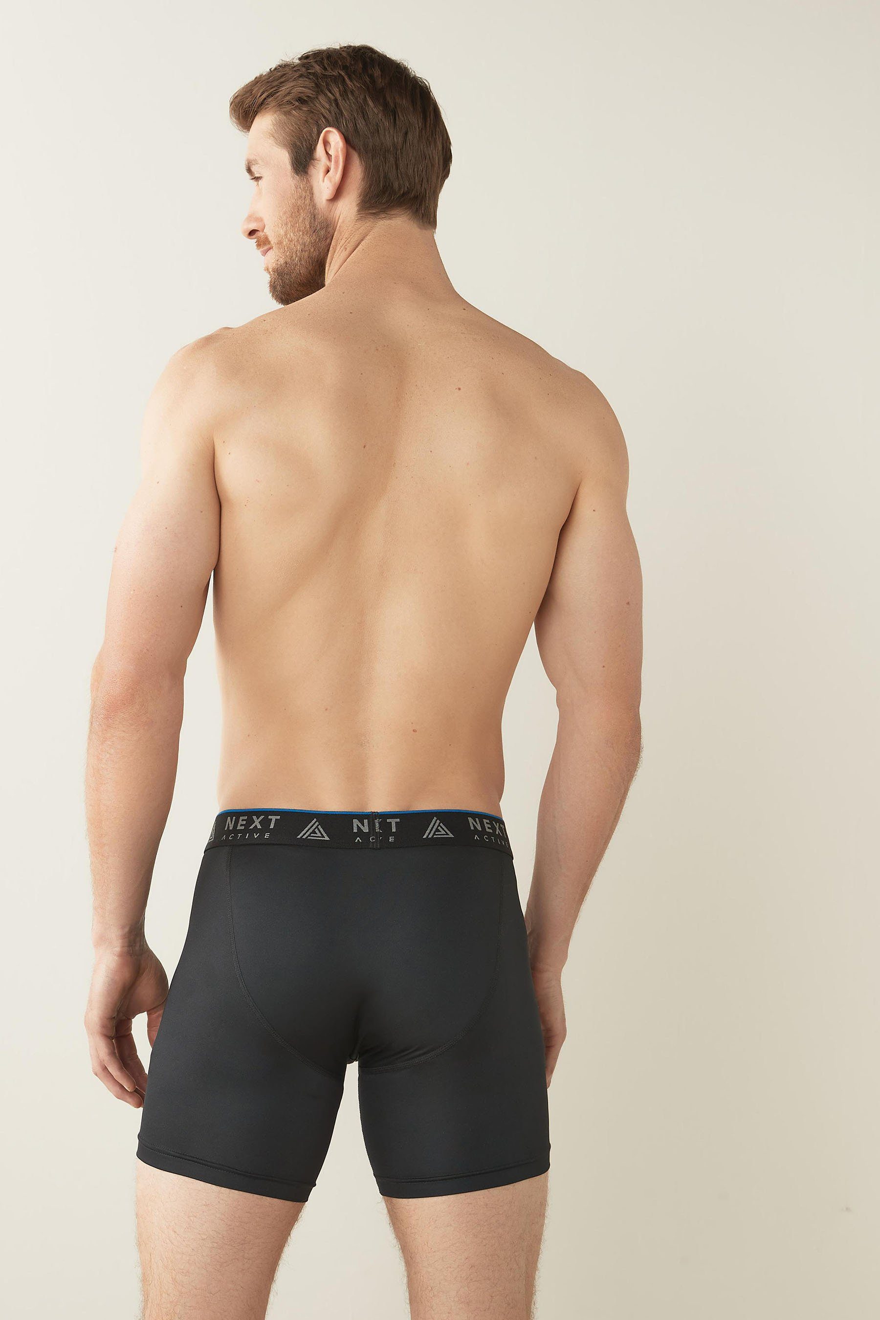 Next Boxershorts 4er-Pack Sport-Unterhosen in längerer günstig online kaufen
