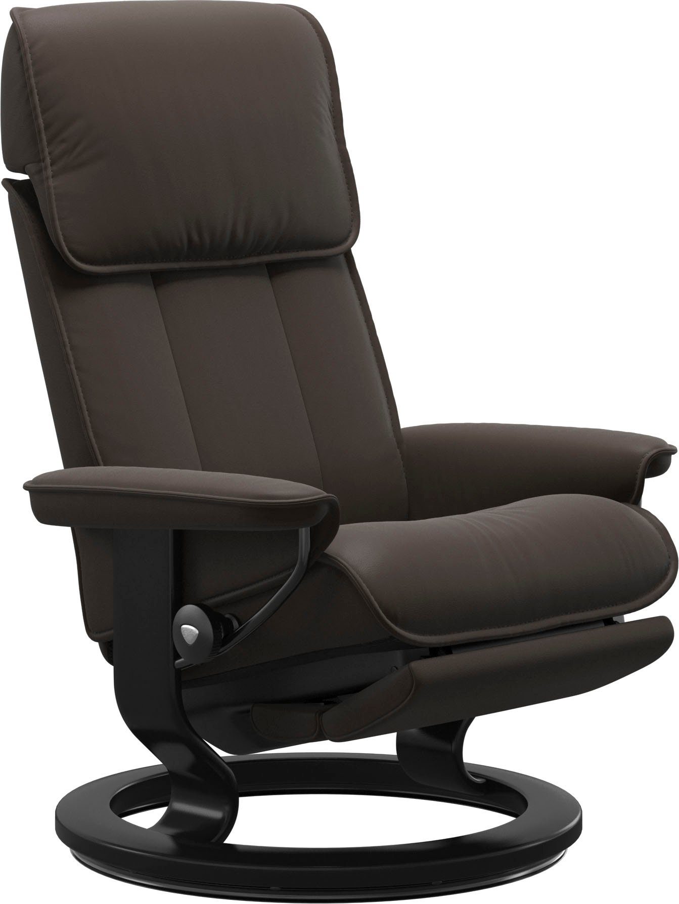 Stressless® Relaxsessel Admiral, verstellbar, optional 2-motorisch, Größe M & L, Gestell Braun