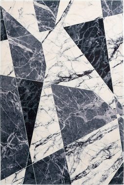 Teppich Palazzo 274, Obsession, rechteckig, Höhe: 10 mm, modernes geometrisches Marmor Design