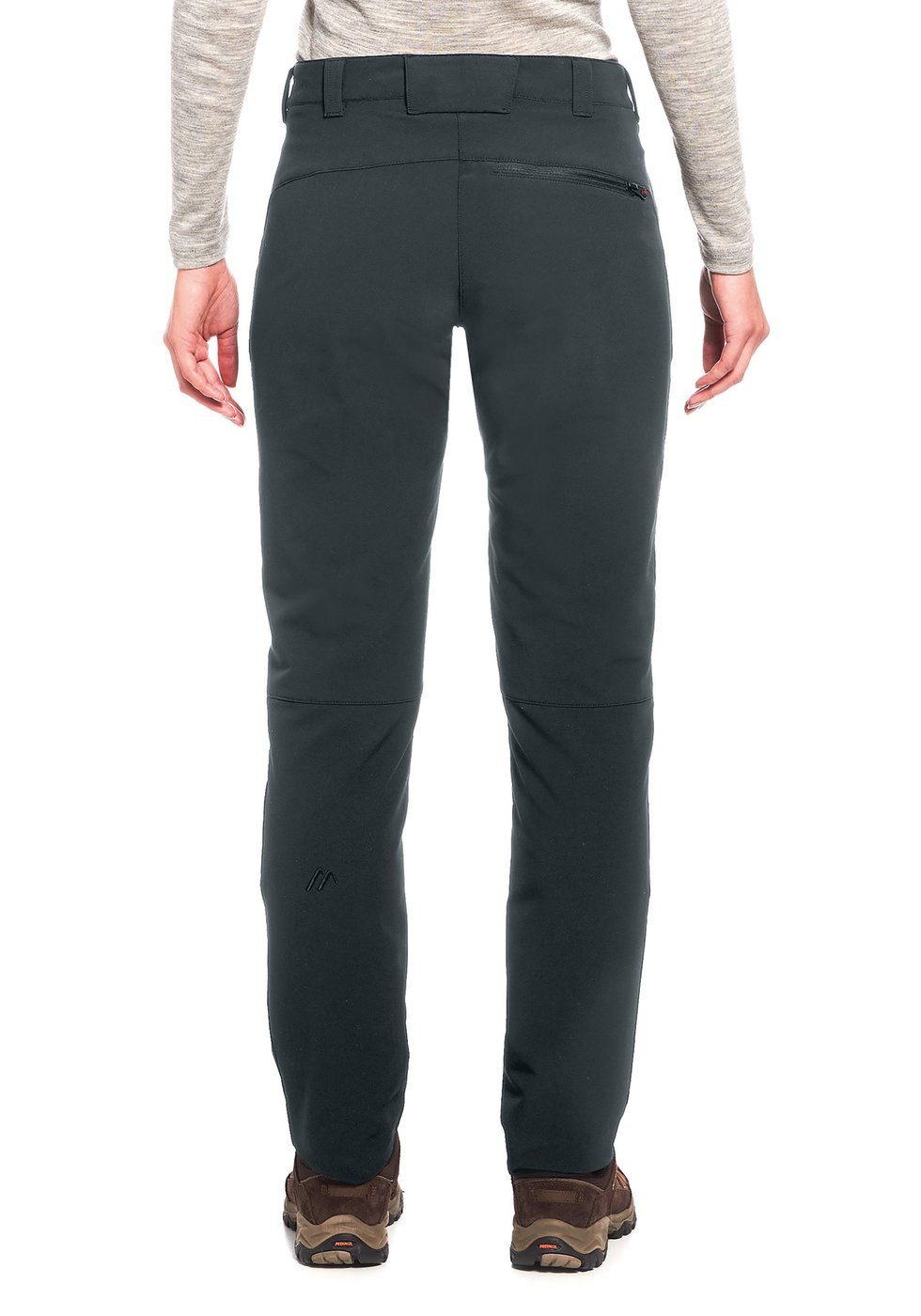 Maier Sports Funktionshose Helga Winter-Outdoor Slim lang graphite Damen günstig online kaufen