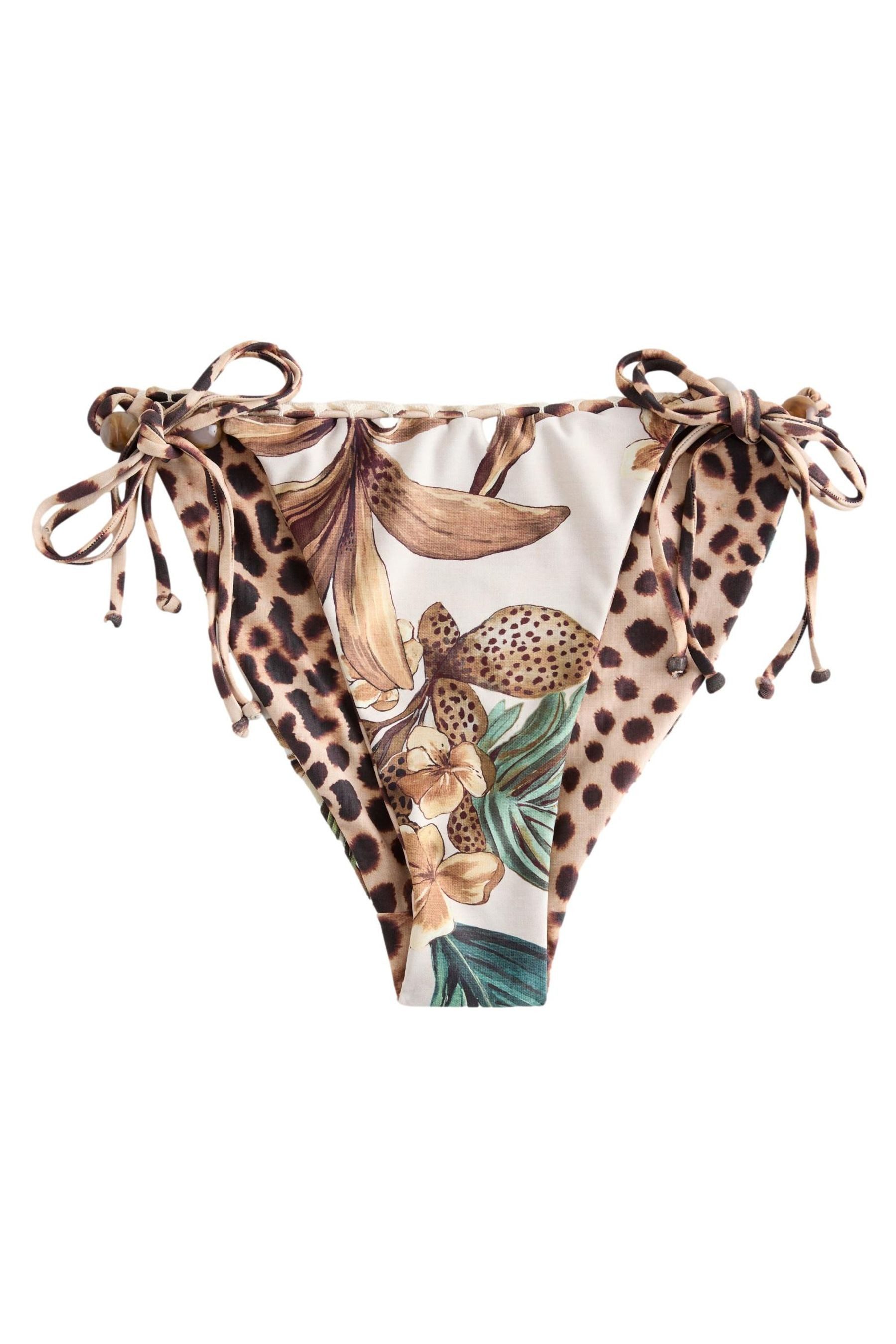 Bikini-Hose Wendebare Bikinihose mit seitlicher Bindung