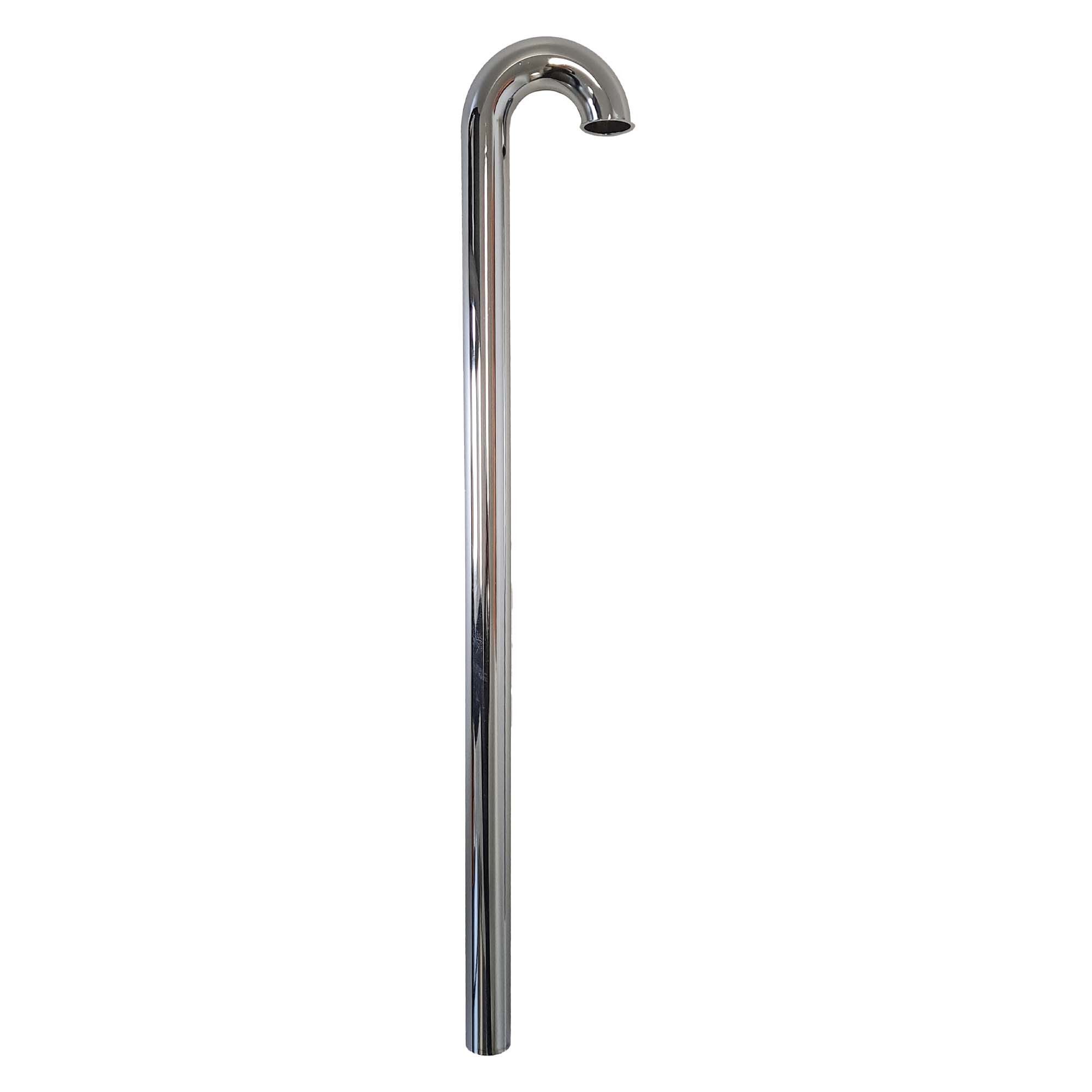 tecuro Siphon Abgangsrohr - Bodenrohr, Длина 680 mm x 180° Bogen