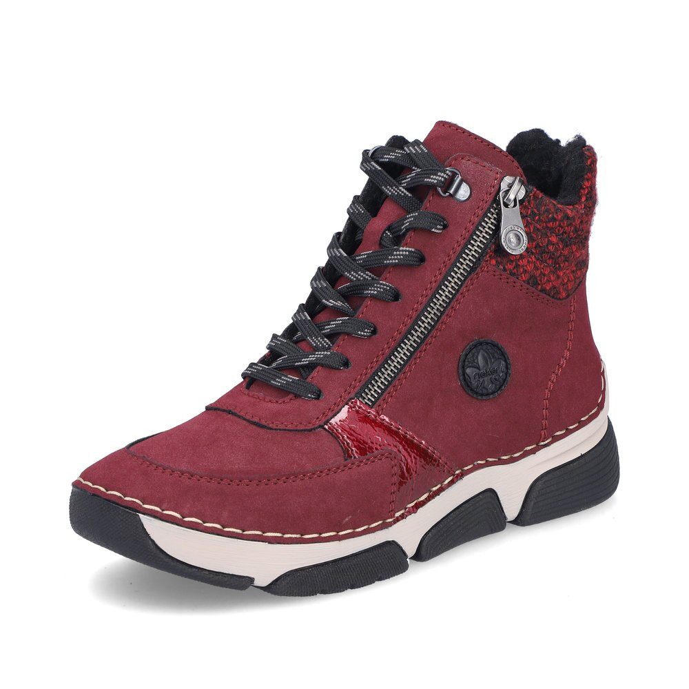 Rieker - Stiefel: Newa/Lagro - Rot Stiefel