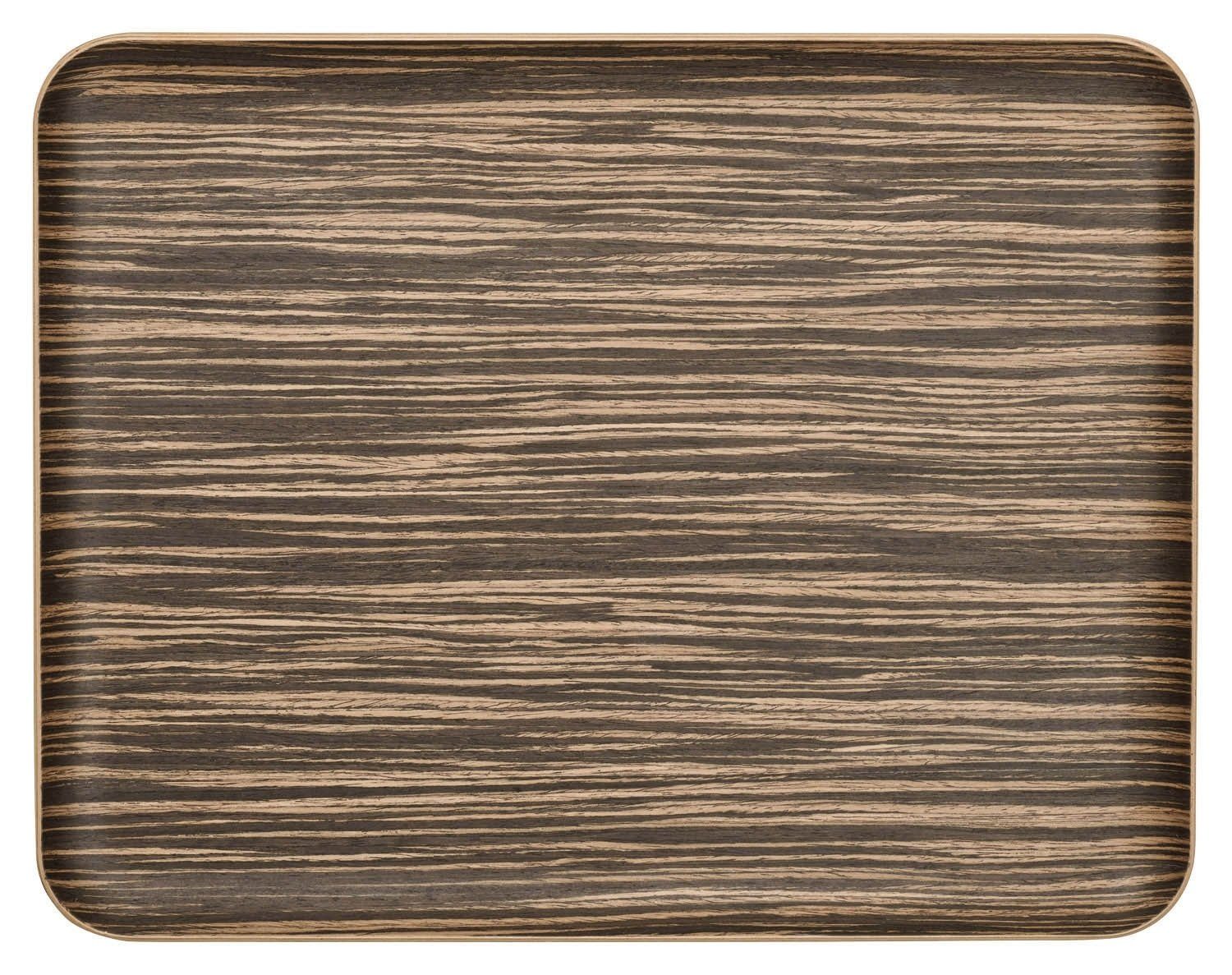 ASA SELECTION Dekotablett WOOD, Braun, B 36 cm, T 28 cm, Weidenholz, rechteckig