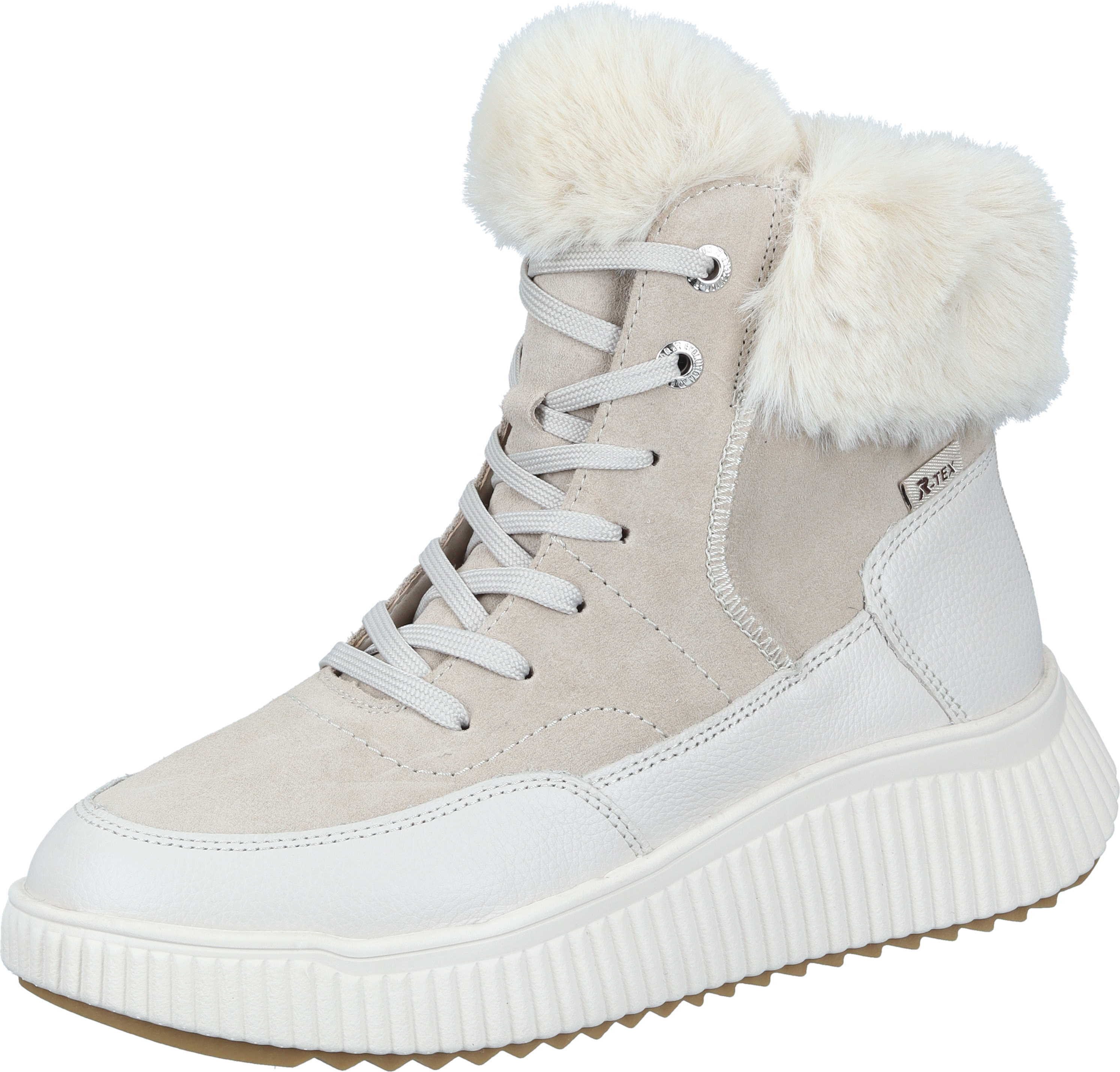 Rieker Stiefel Winterstiefelette aus Velours/Leder