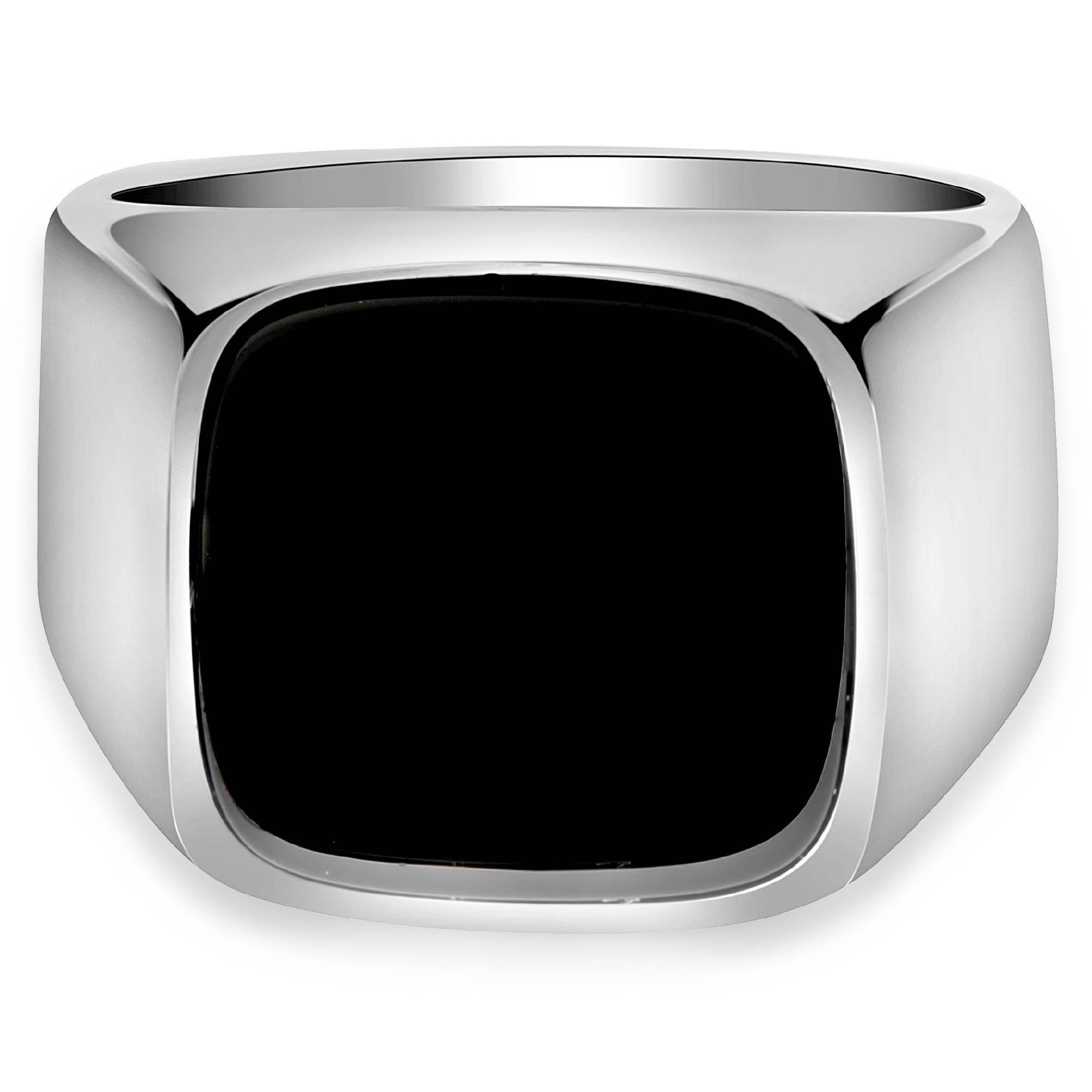 Tony Fein Siegelring Siegelring Onyx Stein 925er Silber, Made in Italy für günstig online kaufen