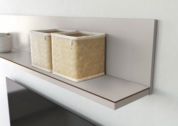 möbelando Wandboard 388, BxHxT: 164x25x20 cm, in beige, braun