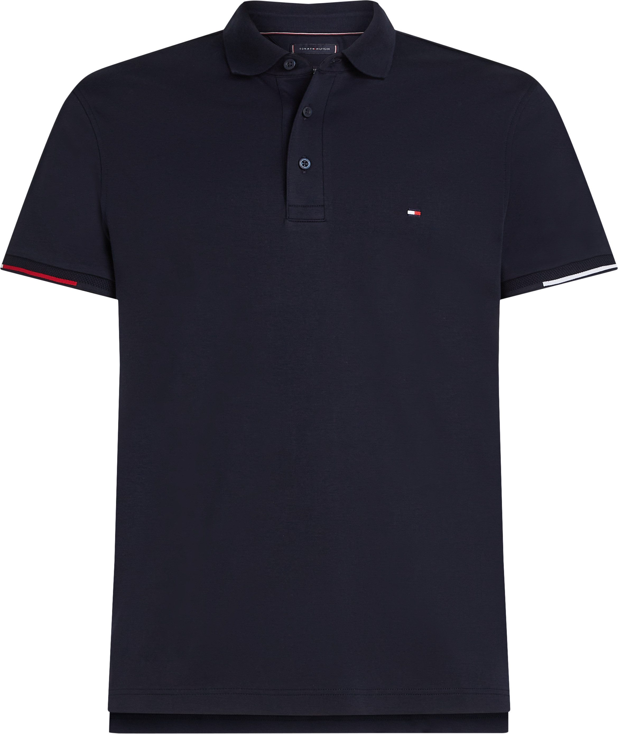 Tommy Hilfiger Big & Tall Poloshirt BT-INTERLOCK FLAGCUFF SLIM FIT-B Große Größen – Bild 3 von 5