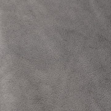Einziehdecke, Gewichtsdecke mit Bezug Grau 200x220 cm 9 kg Stoff Bettdecke, vidaXL