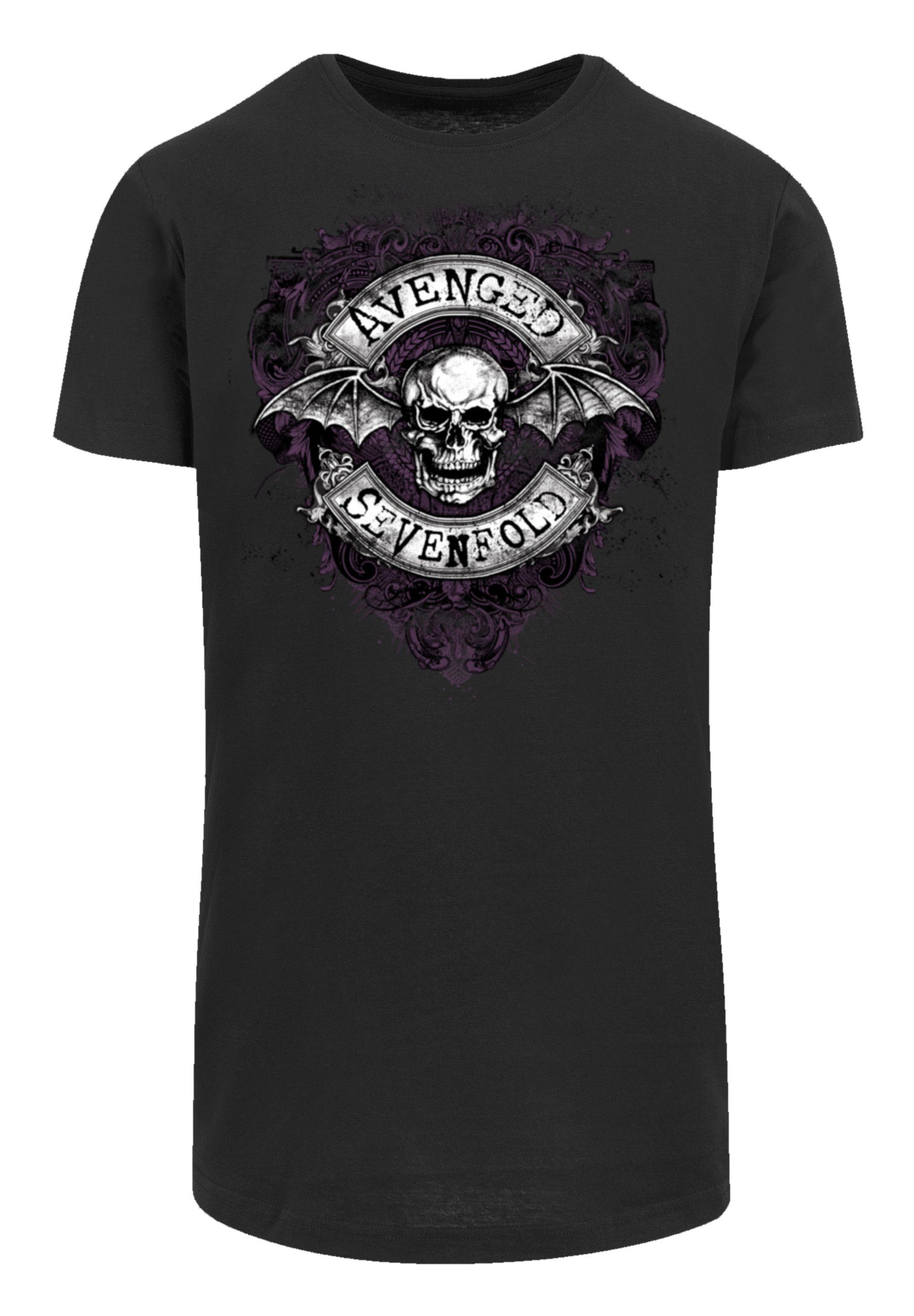 F4NT4STIC T-Shirt Avenged Qualität, Band, Metal Rock Flourish Band Sevenfold Bat Rock-Musik Premium