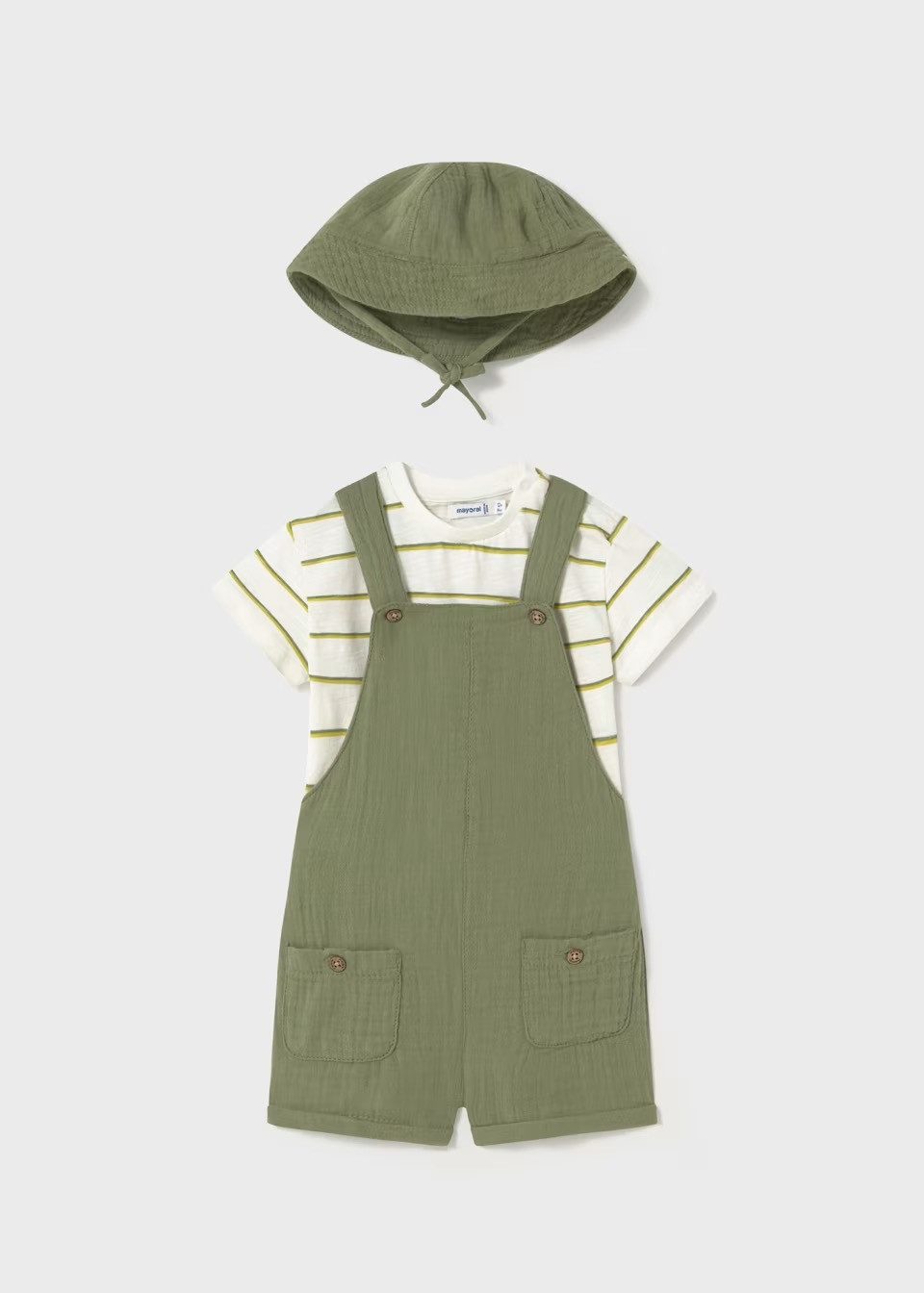 Latzhose Set 3-teilig Latzhose, Shirt und Mütze für Baby (164914)