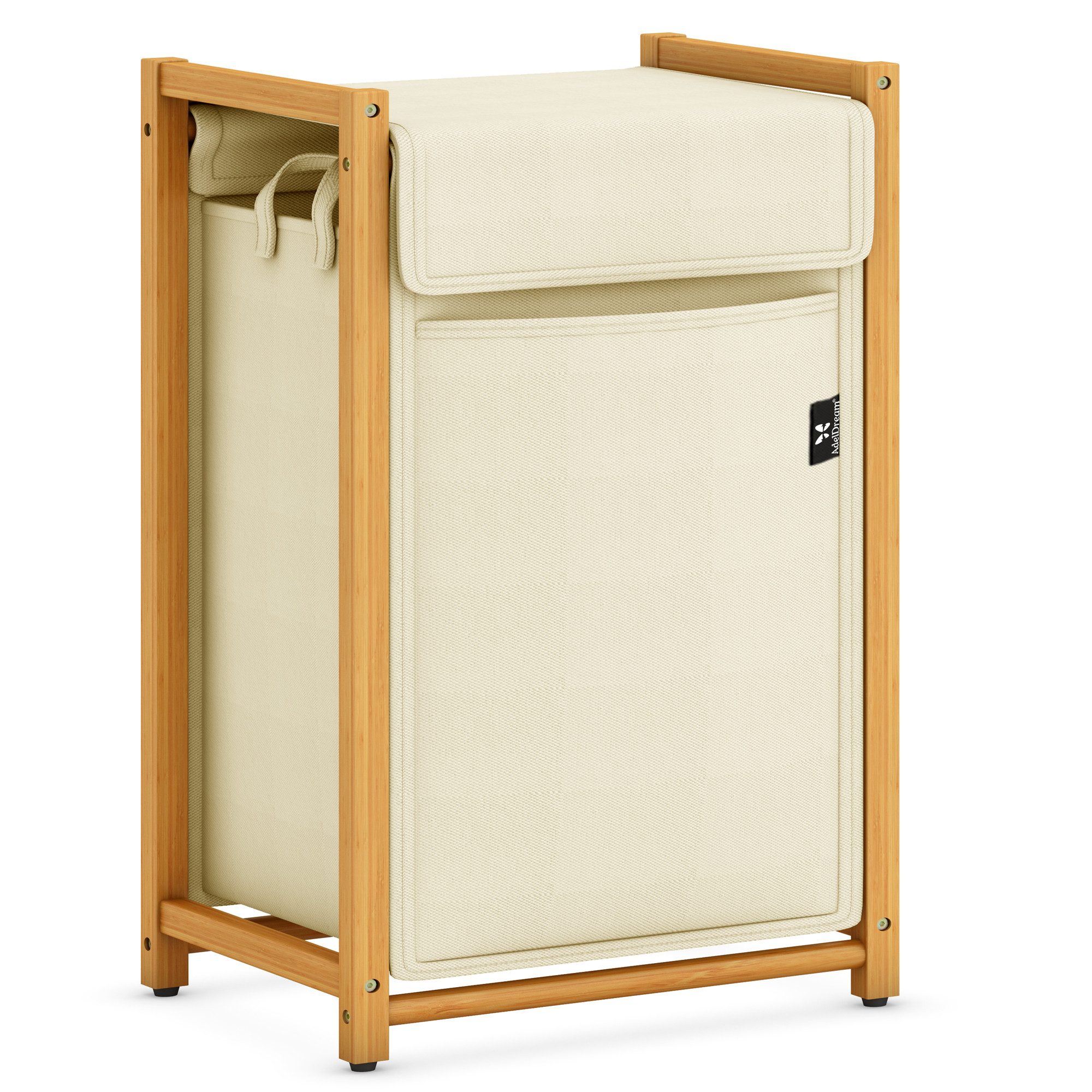 AdelDream Ausziehwäschekorb AdelDream Bambus Wäschesammler günstig online kaufen