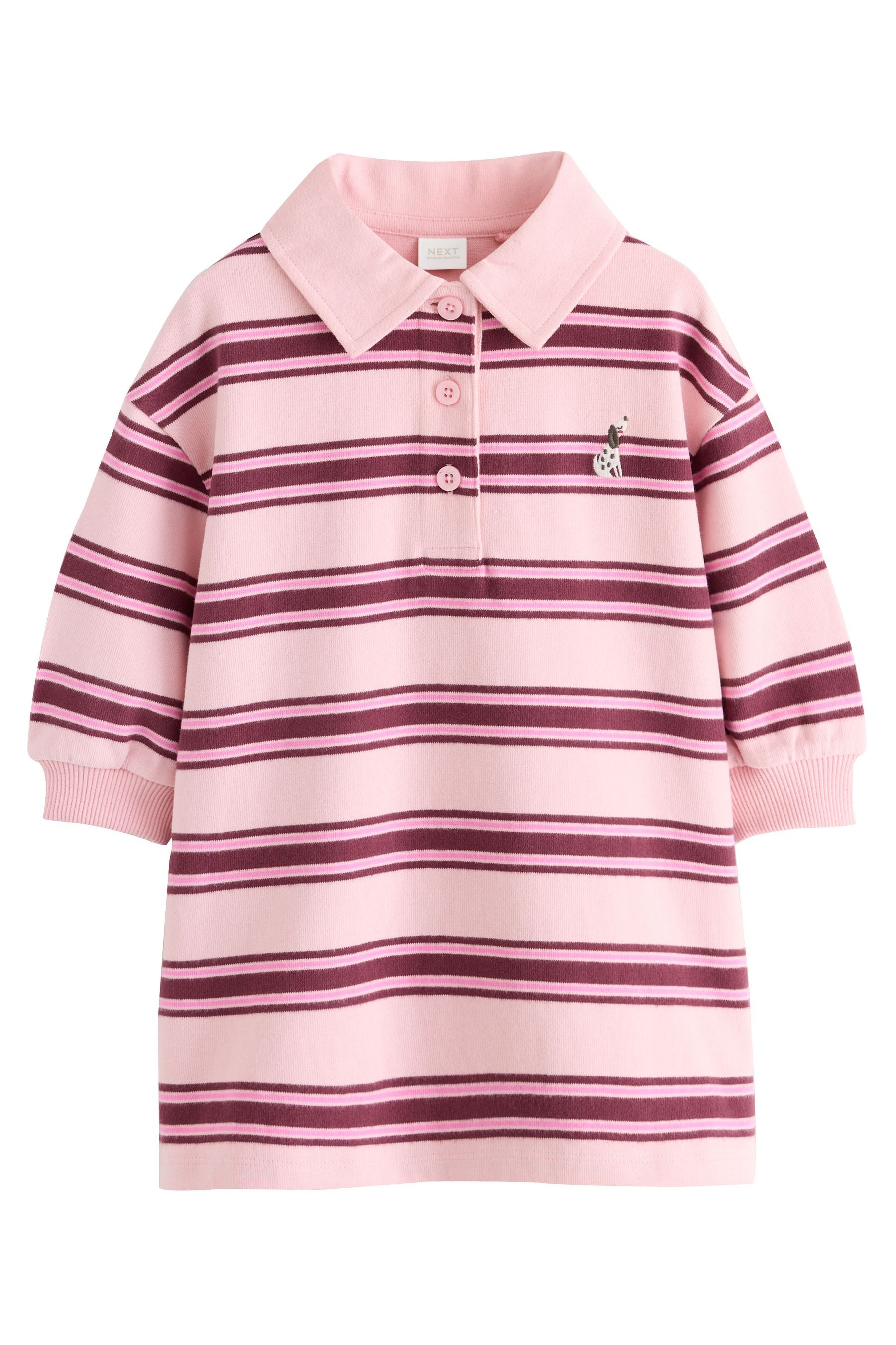Next Sweatkleid Langärmeliges Rugby-Sweatshirtkleid (1-tlg)