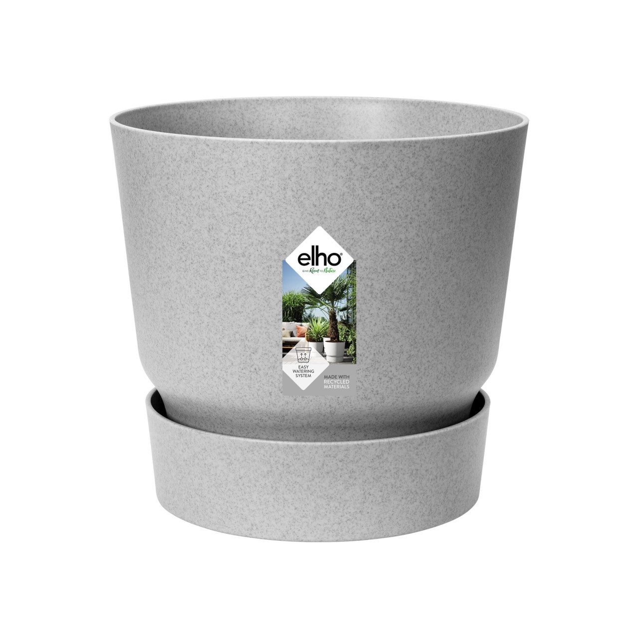 Elho Blumentopf Elho Pflanztopf Greenville Ø 25 x 23 cm living