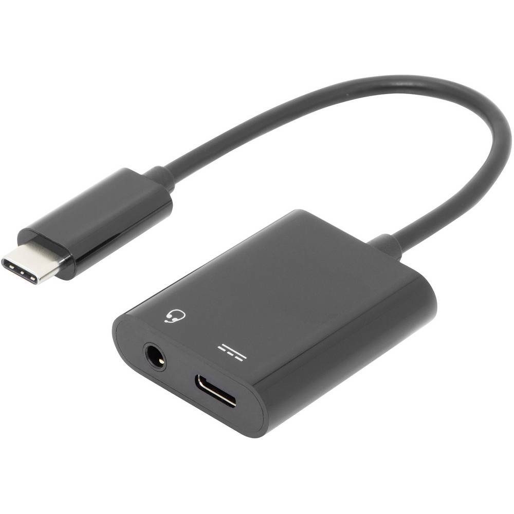 USB-C®Typ C - 3.5mm+Typ C, 0.2 m USB-Adapter