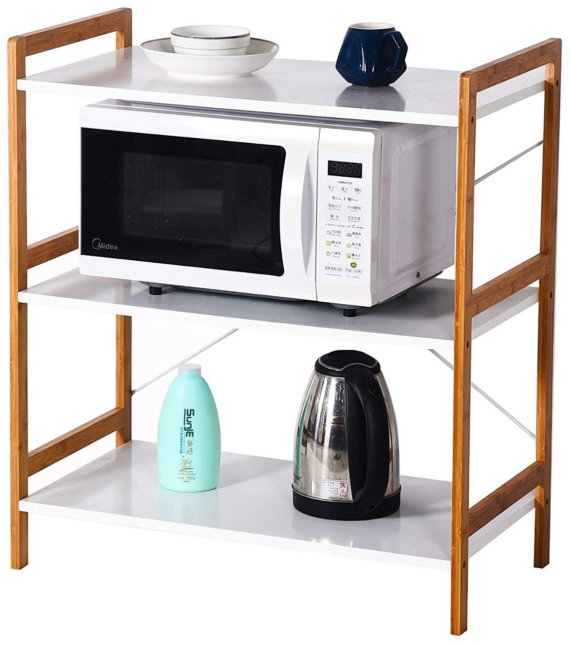 little dove Küchenregal Kleines Regal 3 Ablagen für Küche Wohnzimmer Bad Bü günstig online kaufen