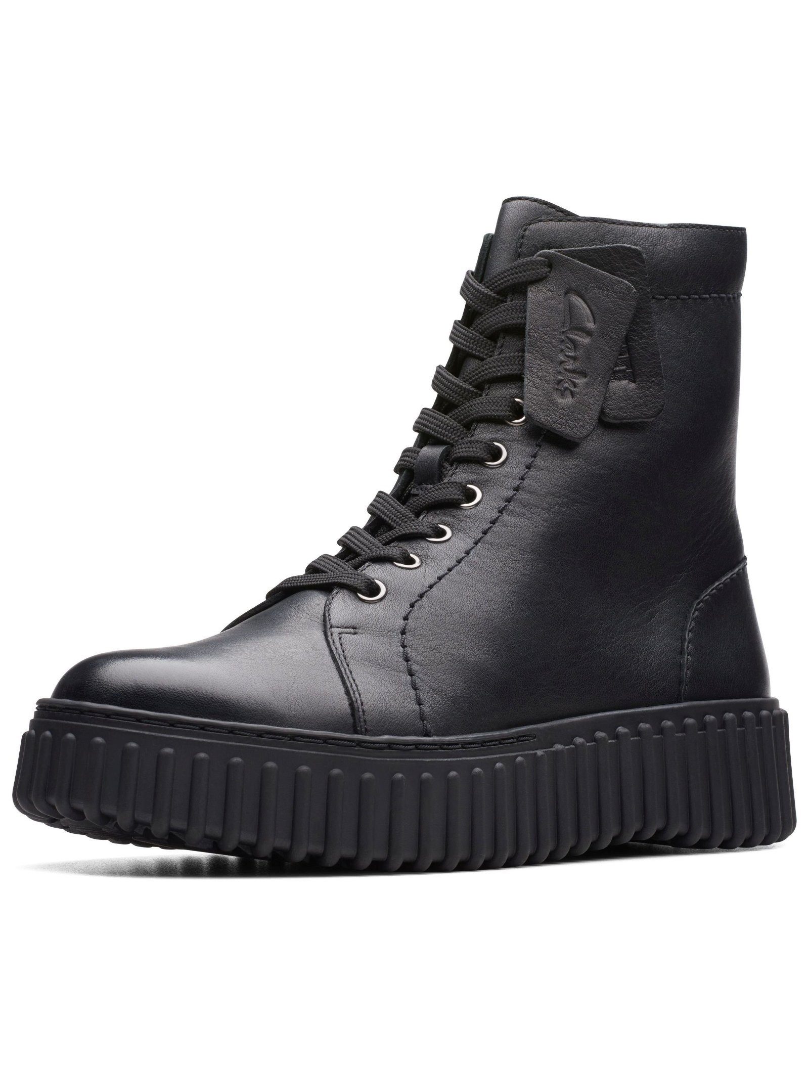 Stiefelette Leder Schnürstiefelette